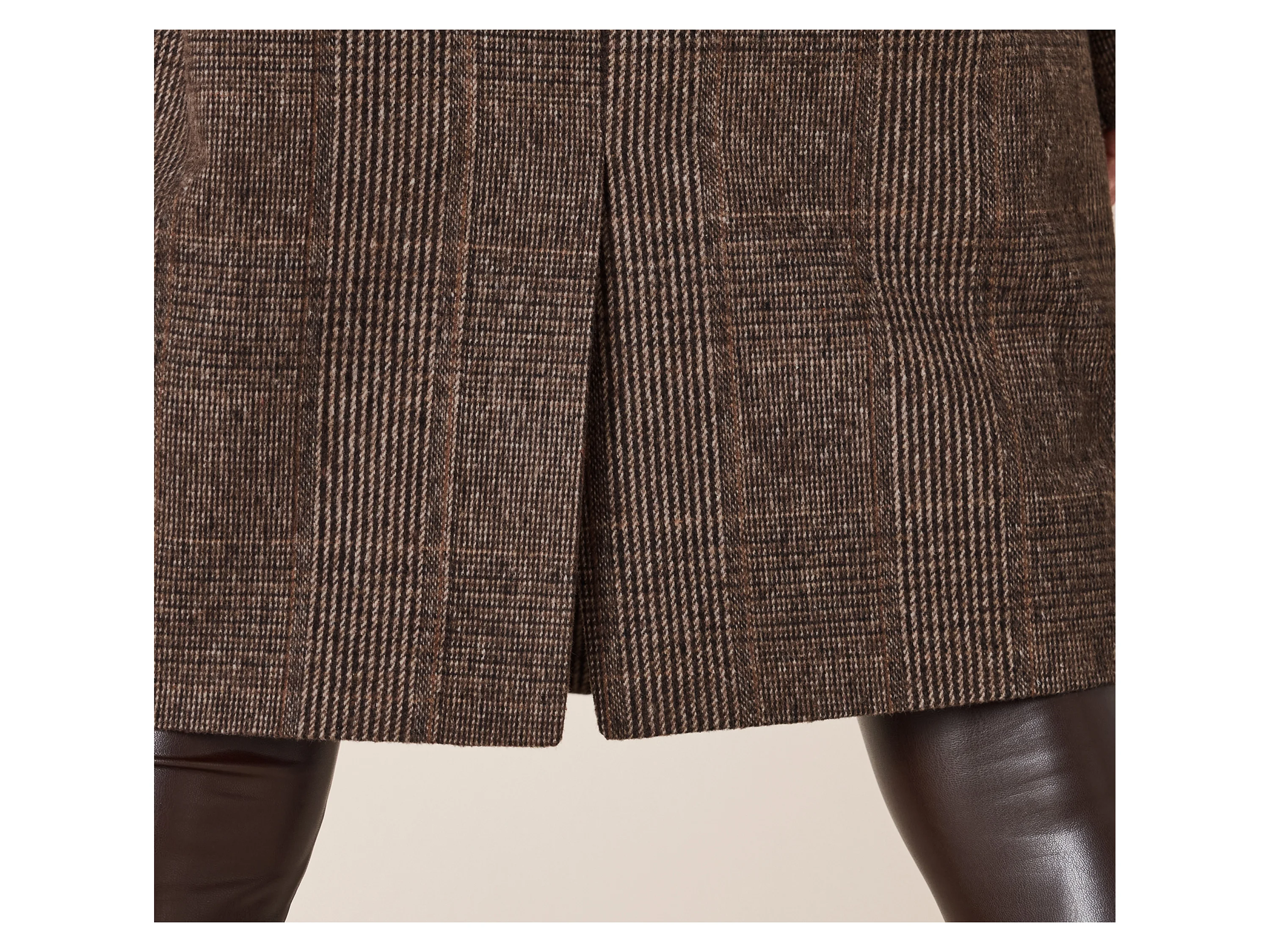 ESMARA® Damen Mantel (Karo, S(36/38)) – Bild 4 von 4