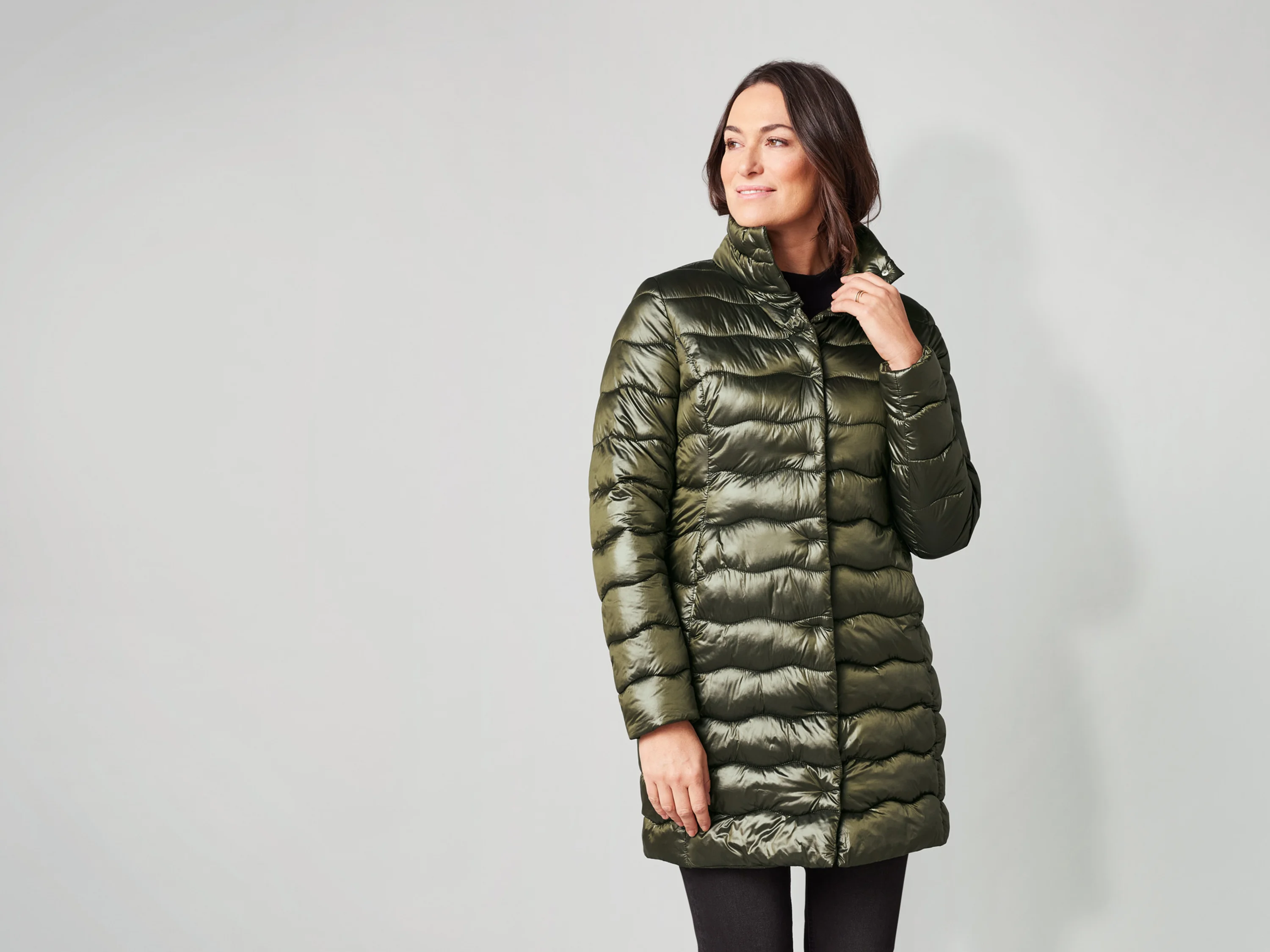 ESMARA® Damen Mantel (Olive, XS(32/34)) – Bild 2 von 4