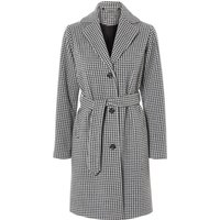 ESMARA® Damen Mantel (Schwarz/Weiß, 42)