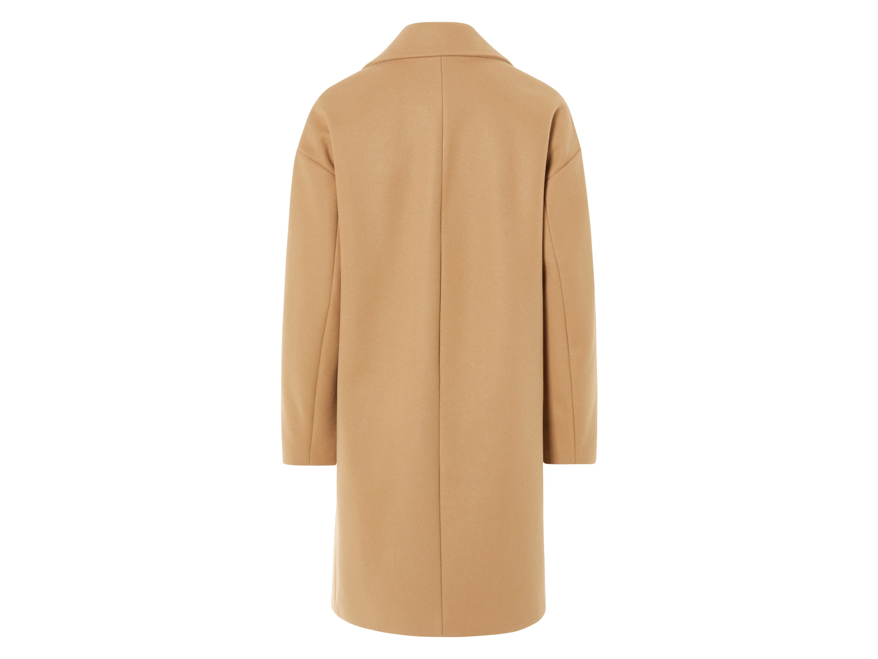 ESMARA® Damen Mantel Wolloptik (camel, 44) – Bild 3 von 4