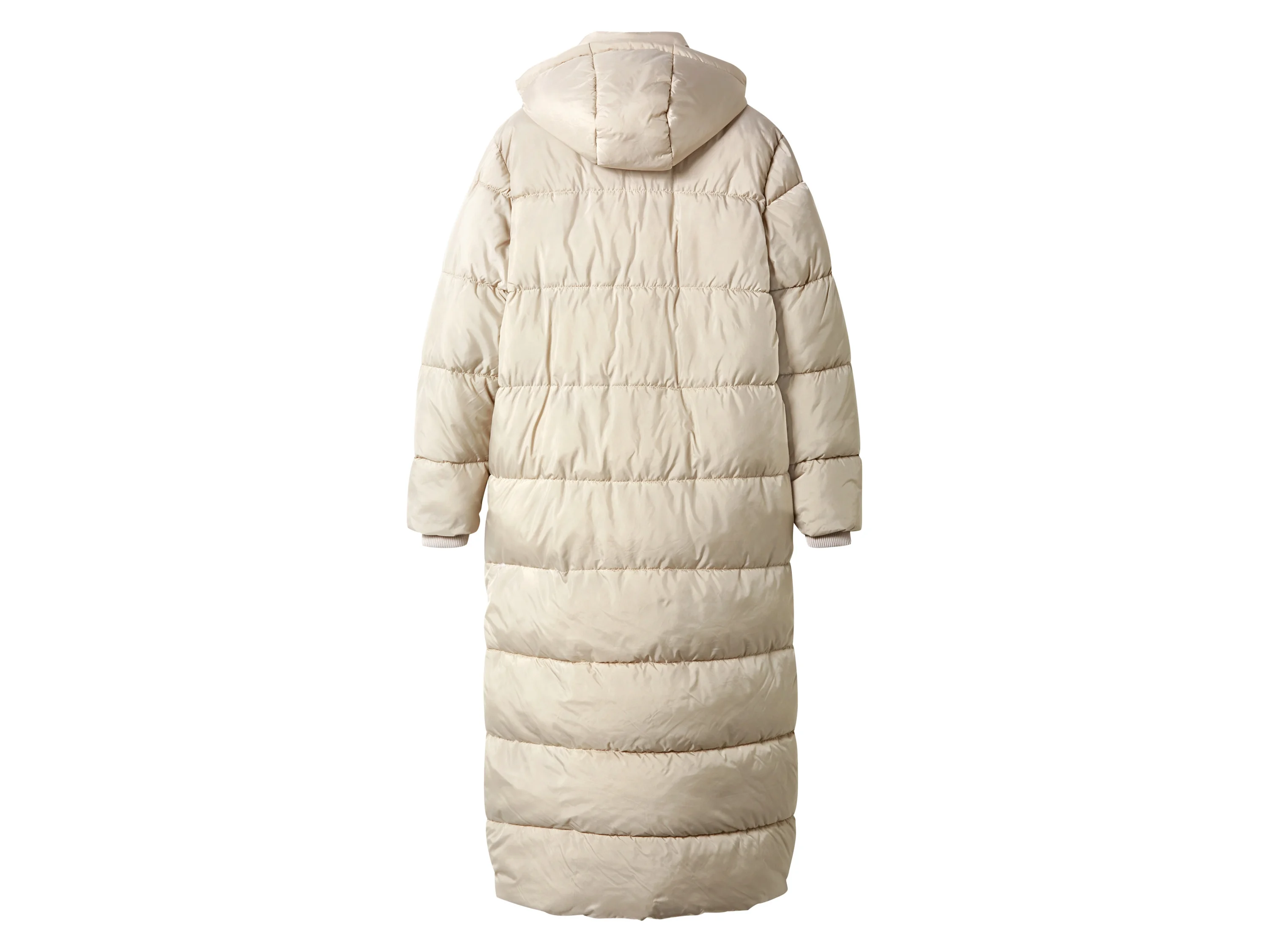 ESMARA® Damen Maxi-Steppmantel (Beige, L(44/46)) – Bild 3 von 4