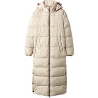 ESMARA® Damen Maxi-Steppmantel (Beige, XS(32/34))