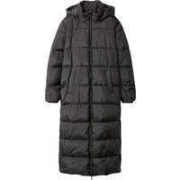 ESMARA® Damen Maxi-Steppmantel (Schwarz, S(36/38))