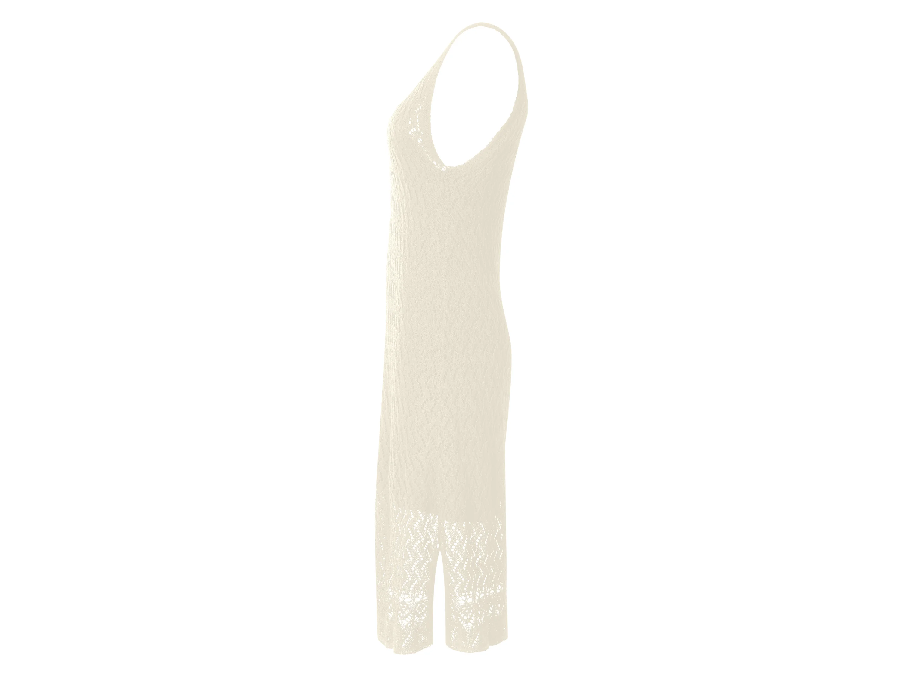 ESMARA® Damen Midi-Häkelkleid (Creme, S(36/38)) – Bild 3 von 4