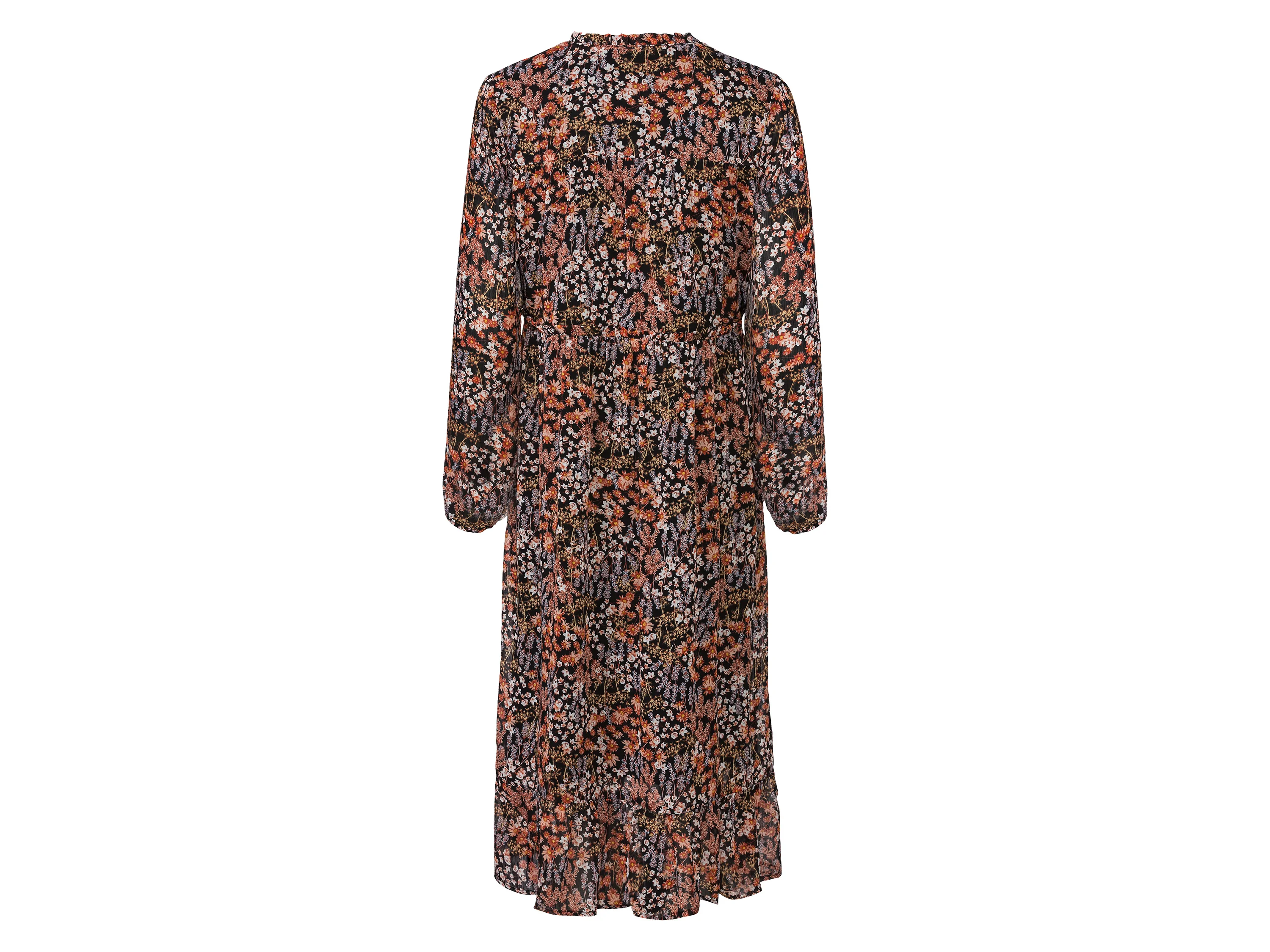 ESMARA® Damen Midi-Kleid (Blumen, 38) – Bild 3 von 4