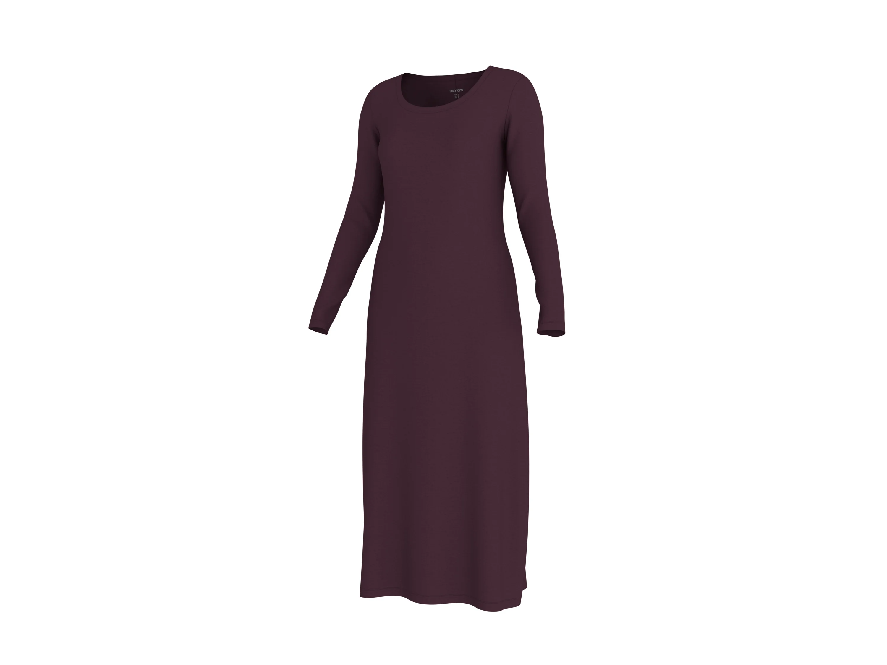 ESMARA® Damen Midi-Kleid (Lila, XS(32/34)) – Bild 4 von 4