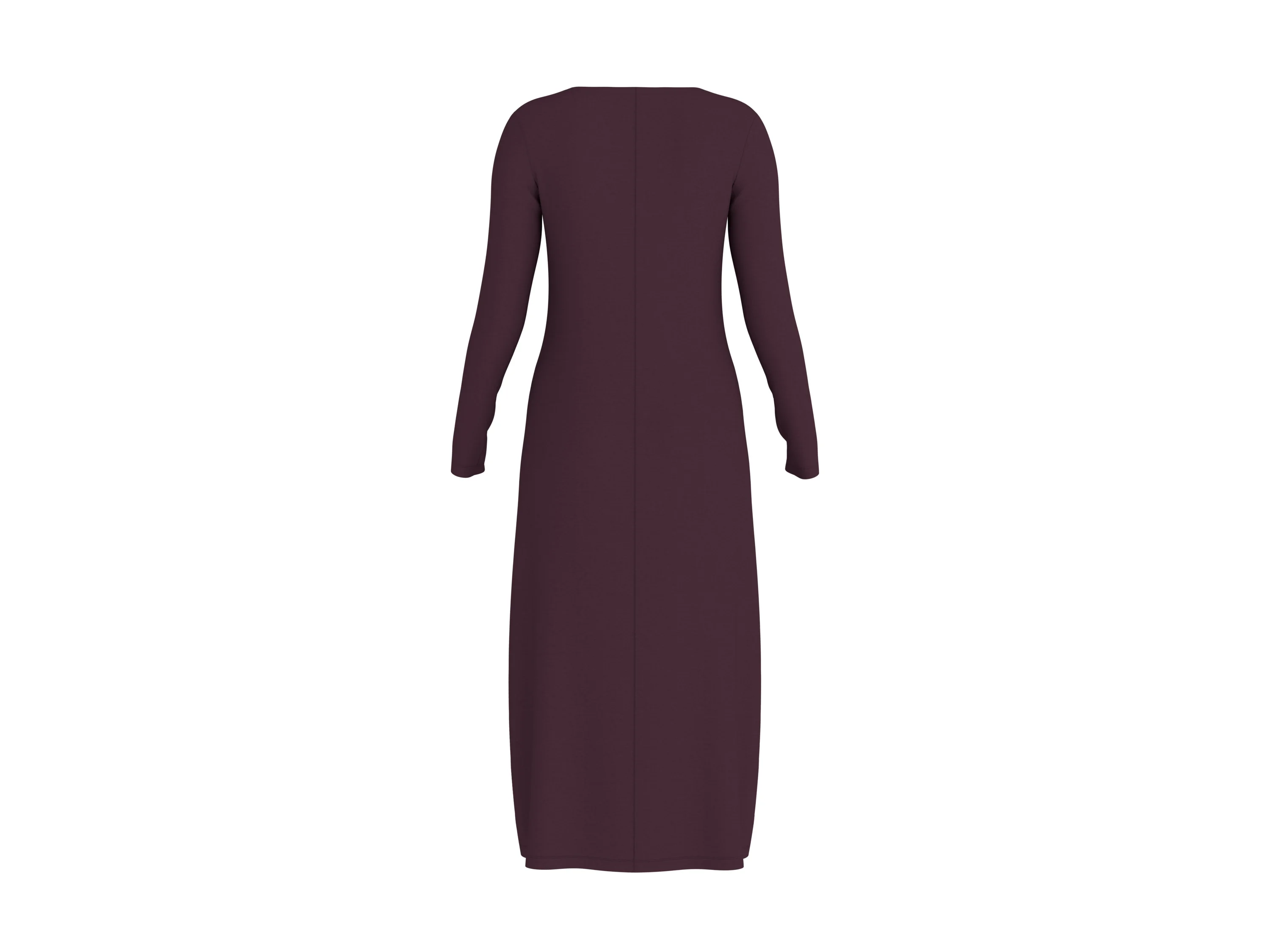 ESMARA® Damen Midi-Kleid (Lila, M(40/42)) – Bild 3 von 4