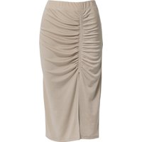 ESMARA® Damen Midi Rock beige (S (36/38))