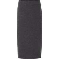 ESMARA® Damen Midi-Strickrock, figurbetont geschnitten (Schwarz, M(40/42))