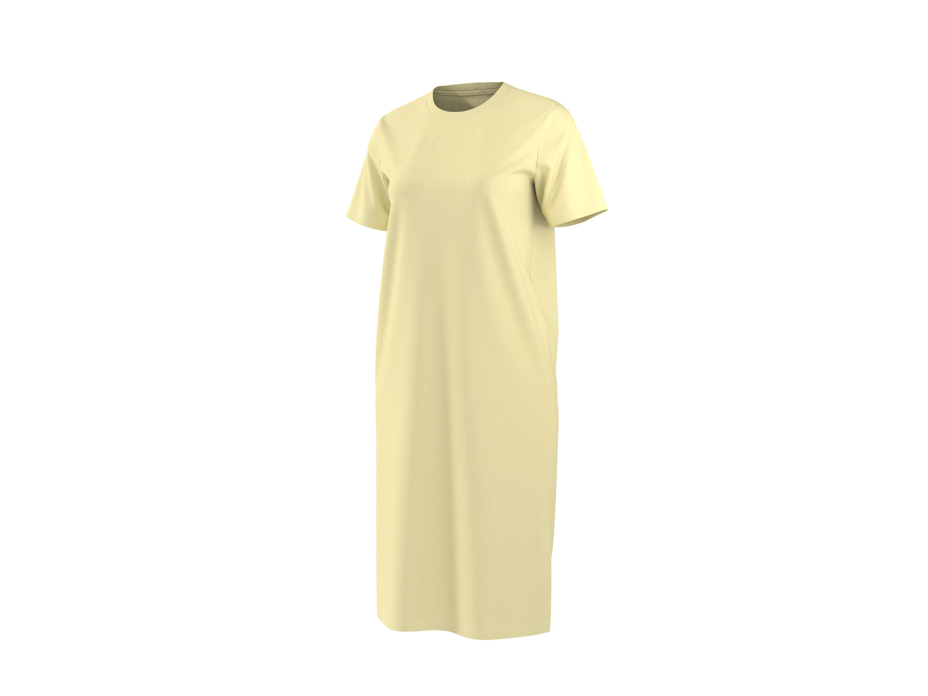 ESMARA® Damen Midikleid (Gelb, M(40/42)) – Bild 4 von 4