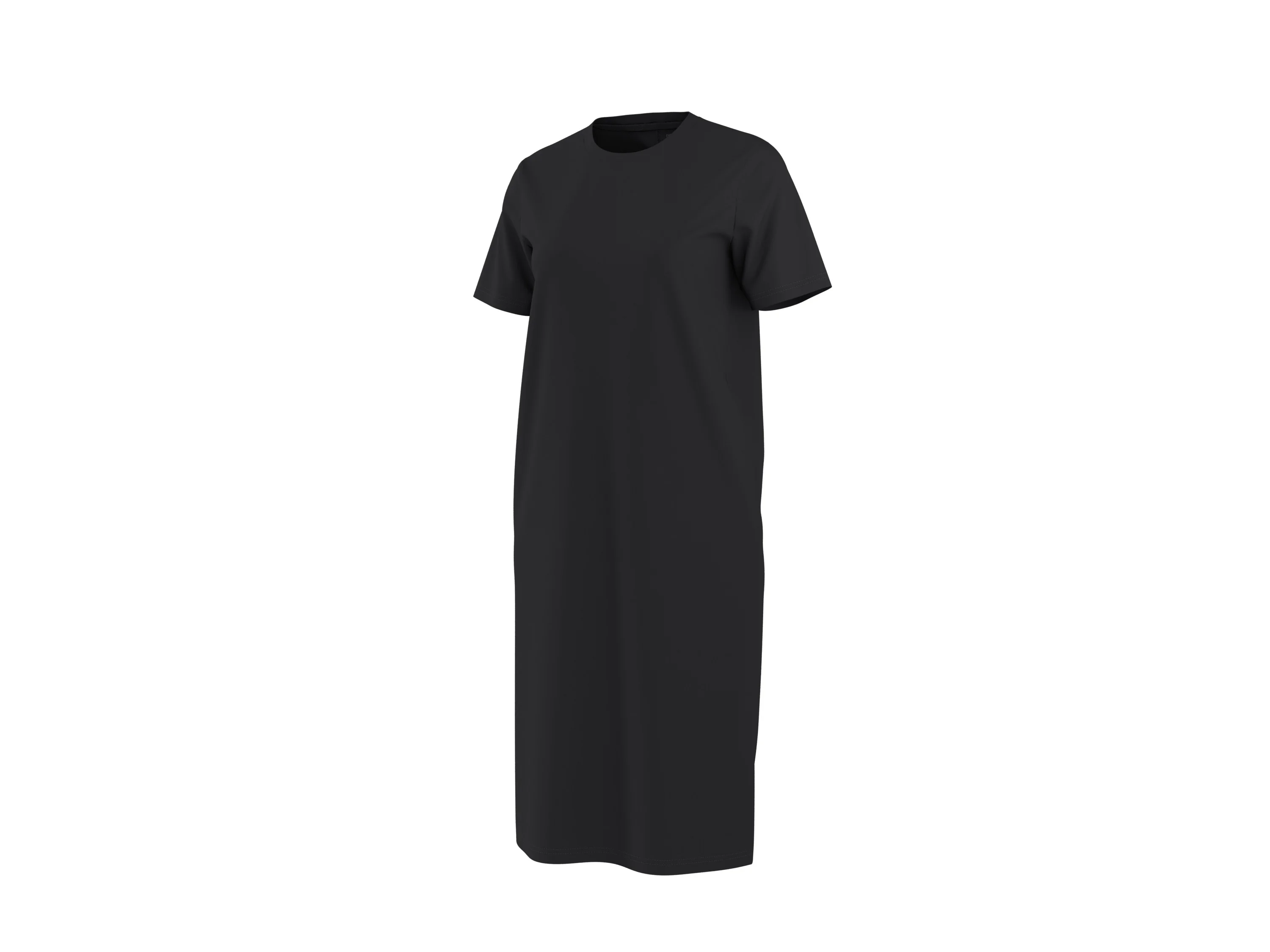 ESMARA® Damen Midikleid (Schwarz, M(40/42)) – Bild 4 von 4