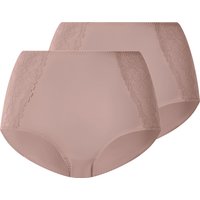 ESMARA® Damen Miederslips, 2 Stück (Rosé, S(36/38))