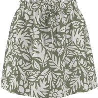 ESMARA® Damen Minirock mit Leinen (Gemustert, XS (32/34))