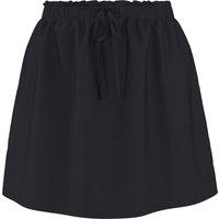 ESMARA® Damen Minirock mit Leinen (Schwarz, L (44/46))
