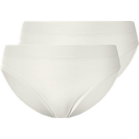 ESMARA® Damen Minislips, 2 Stück, seamless (Weiß, S(36/38))
