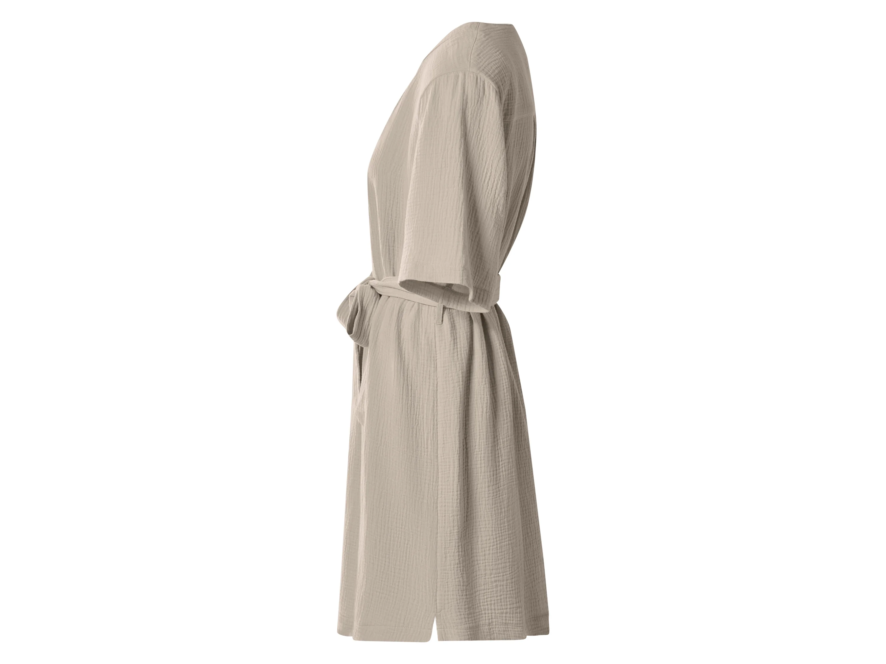 ESMARA® Damen Musselinkleid (Beige, S(36/38)) – Bild 4 von 4