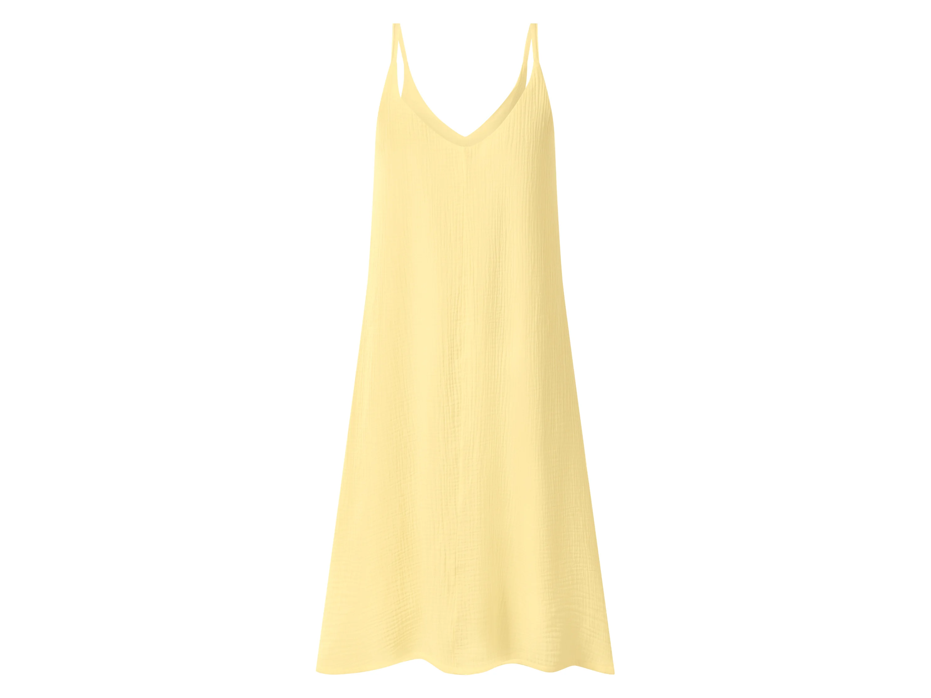 ESMARA® Damen Musselinkleid (Gelb, S(36/38)) – Bild 3 von 4