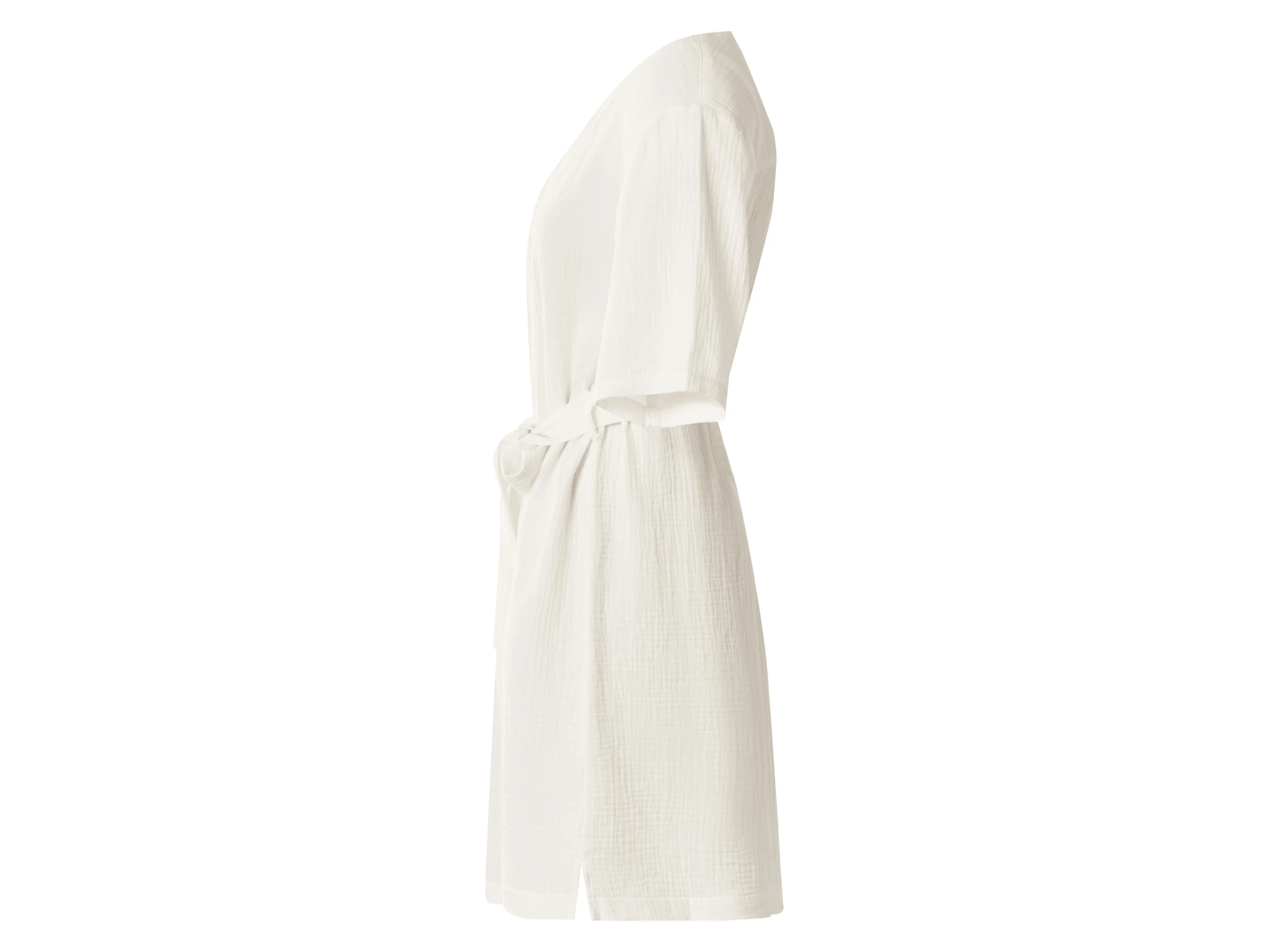 ESMARA® Damen Musselinkleid (Weiß, XS(32/34)) – Bild 4 von 4