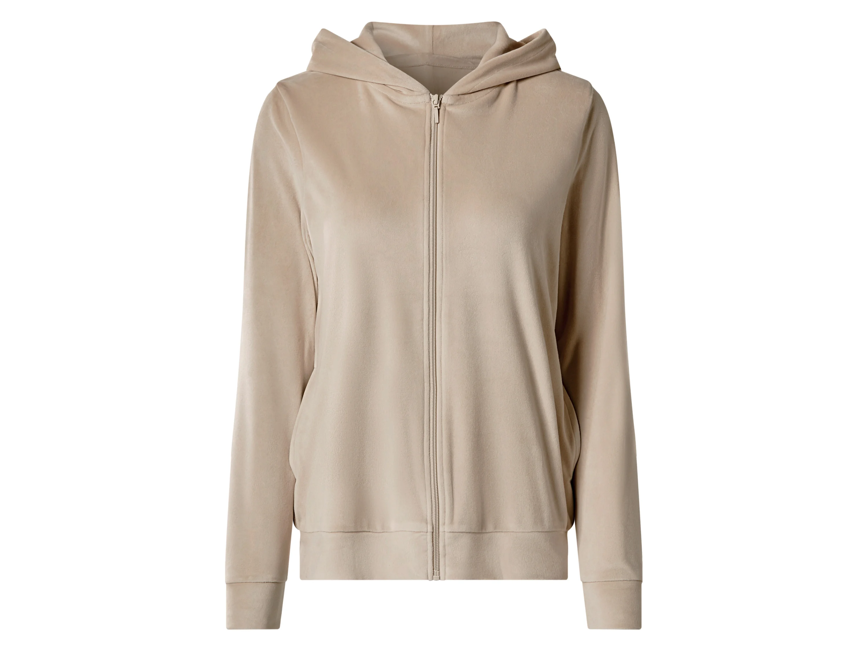 ESMARA® Damen Nicki-Hausanzug (Beige, S(36/38)) – Bild 2 von 4