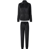 ESMARA® Damen Nicki-Hausanzug (Schwarz, XS(32/34))
