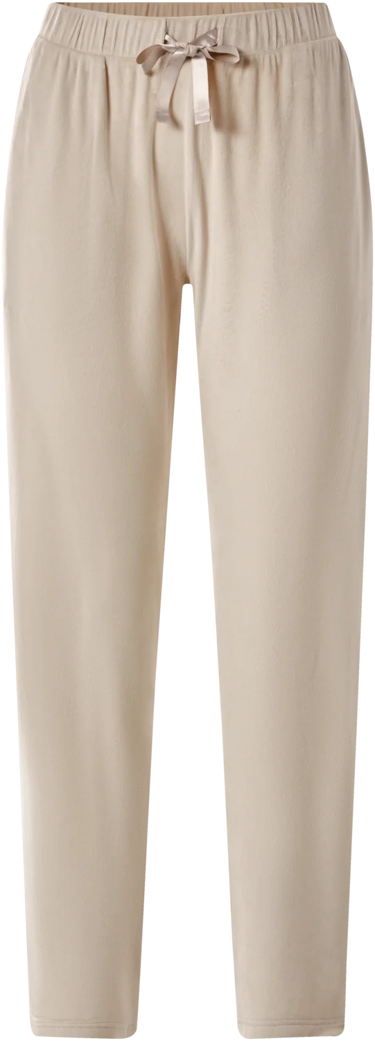 ESMARA® Damen Nicki-Pyjama, lang/lang (Beige, M(40/42)) – Bild 4 von 4
