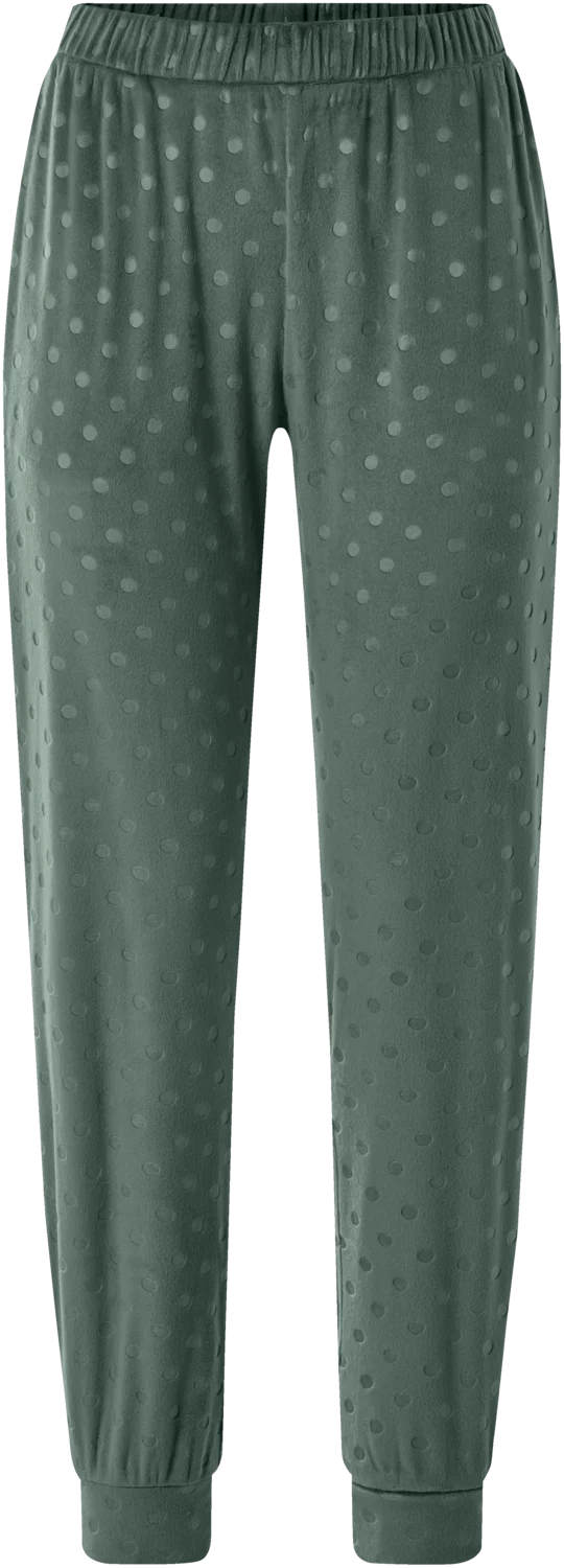 ESMARA® Damen Nicki-Pyjama, lang/lang (Grün, L(44/46)) – Bild 4 von 4
