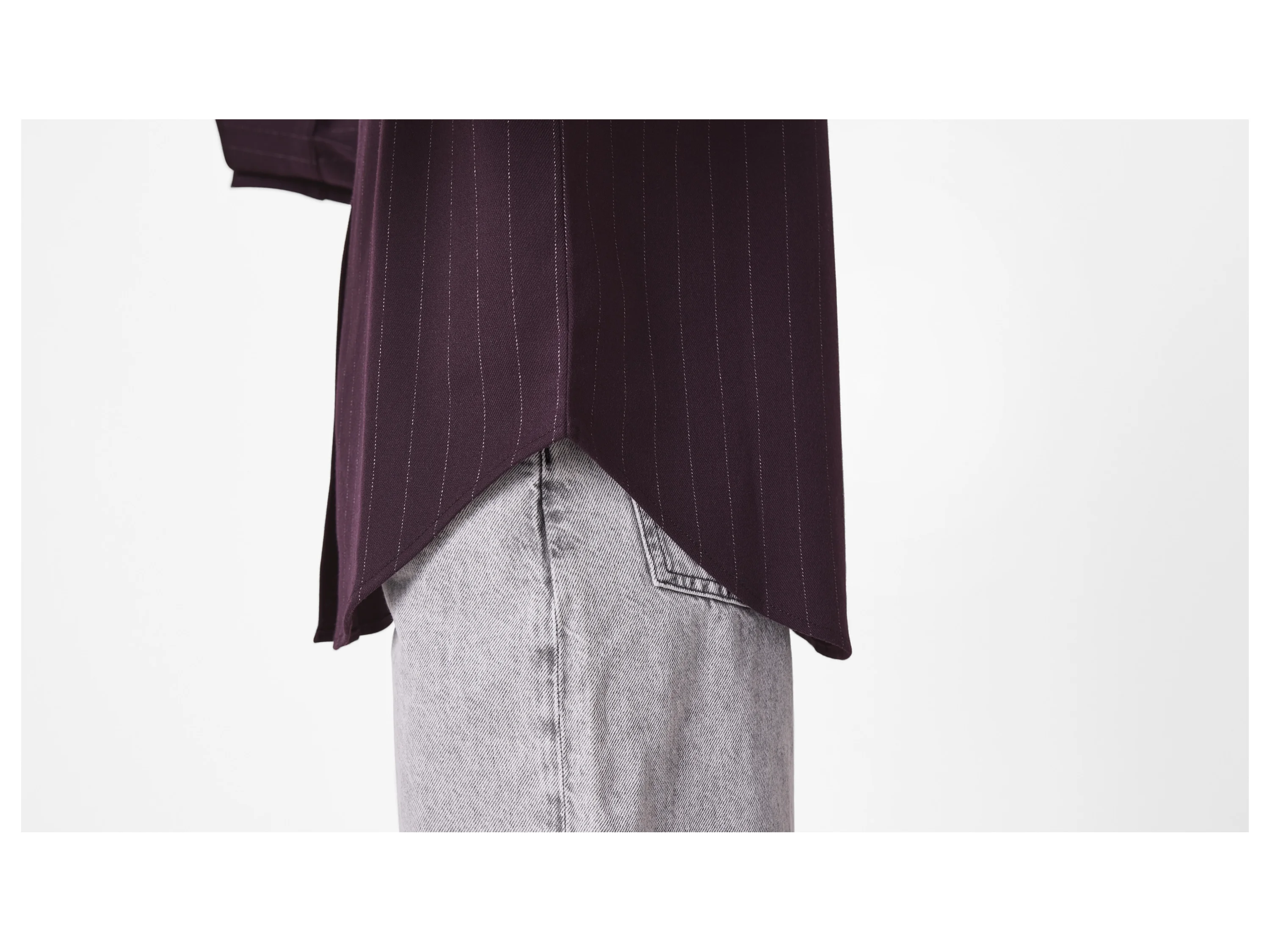 ESMARA® Damen Overshirt (Bordeaux, M) – Bild 4 von 4