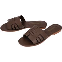 ESMARA® Damen Pantolette (Braun, 39)