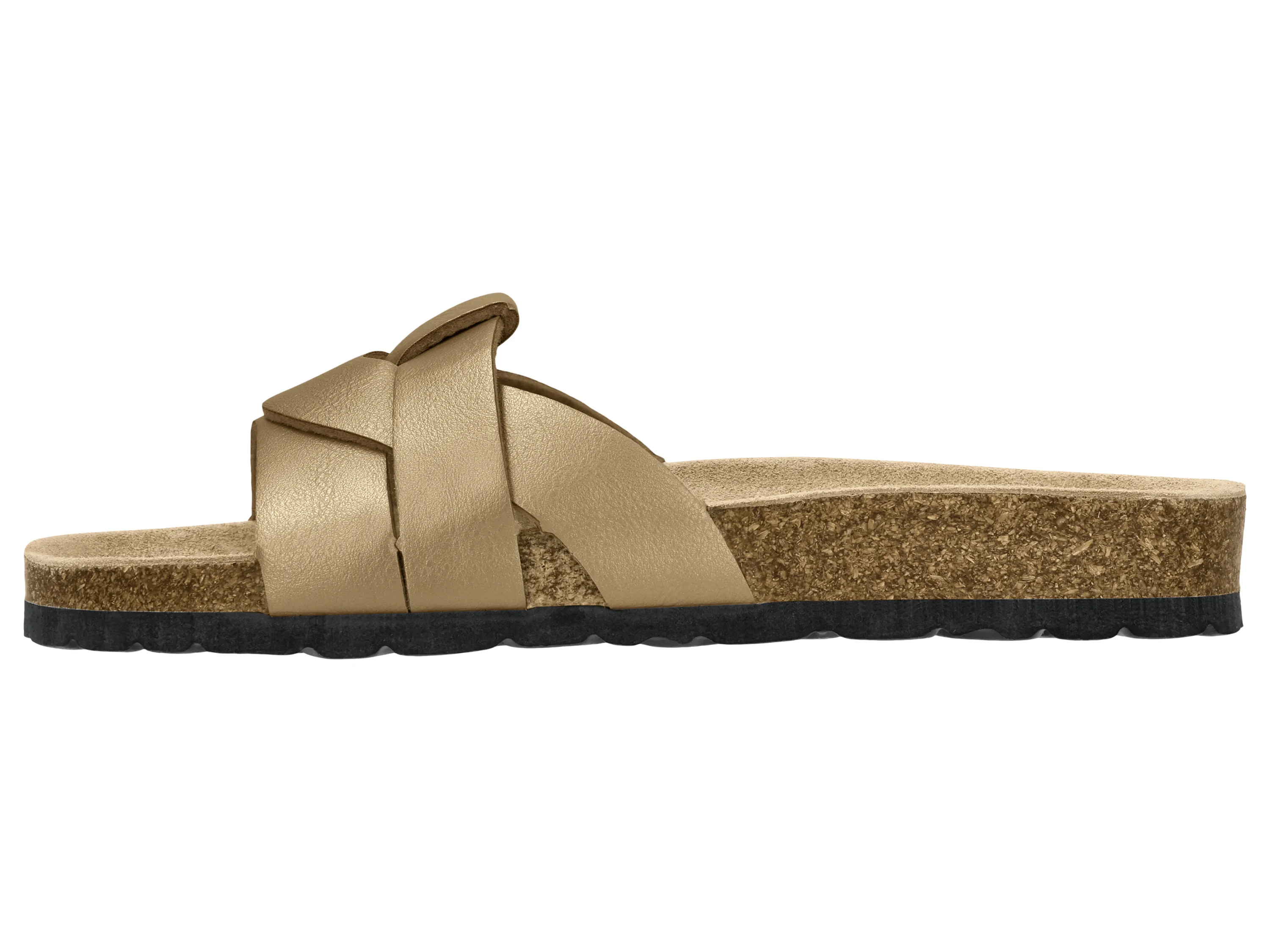 ESMARA® Damen Pantoletten (Gold, 37) – Bild 2 von 3