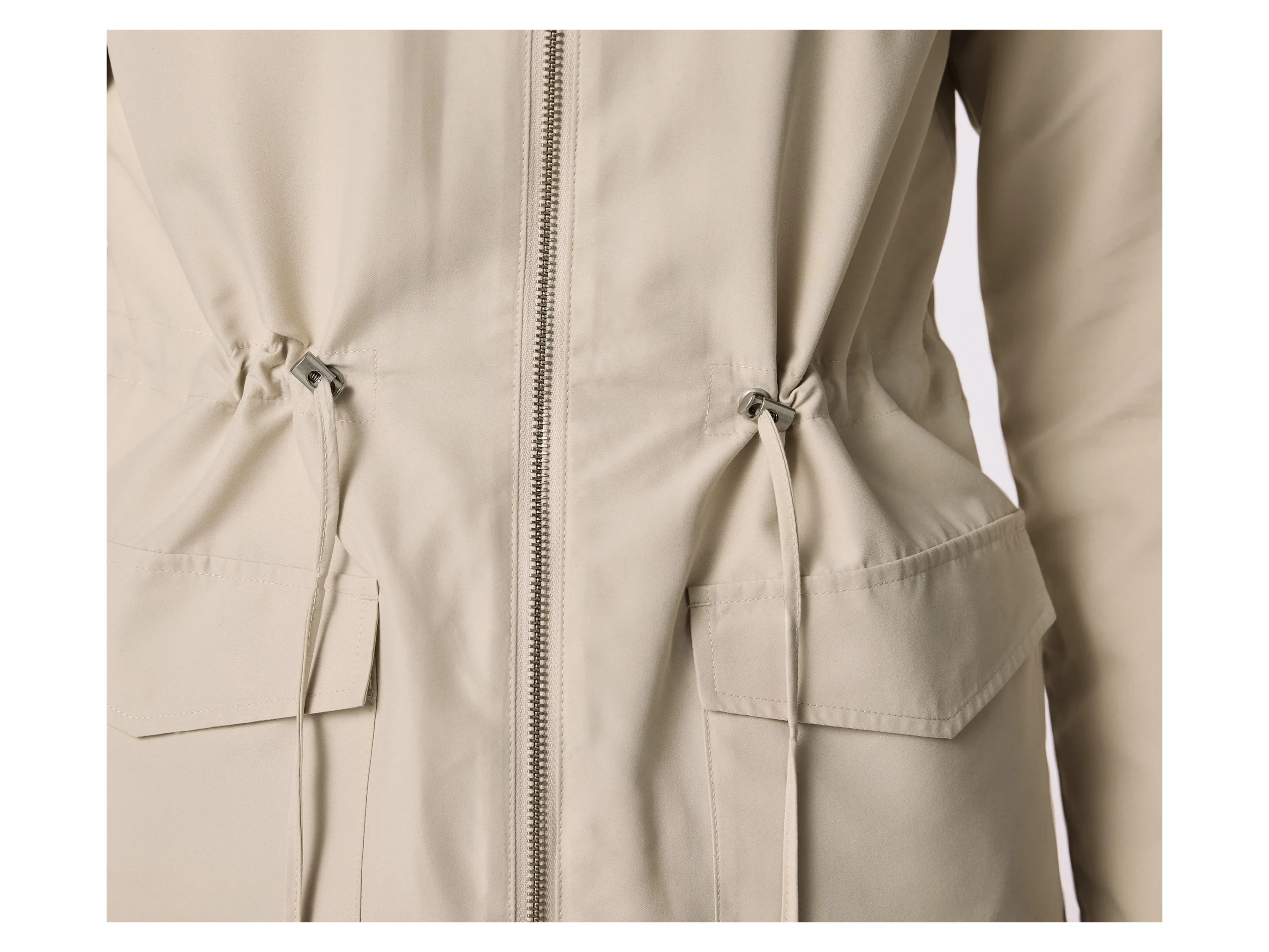 ESMARA® Damen Parka (Beige, 40) – Bild 4 von 4