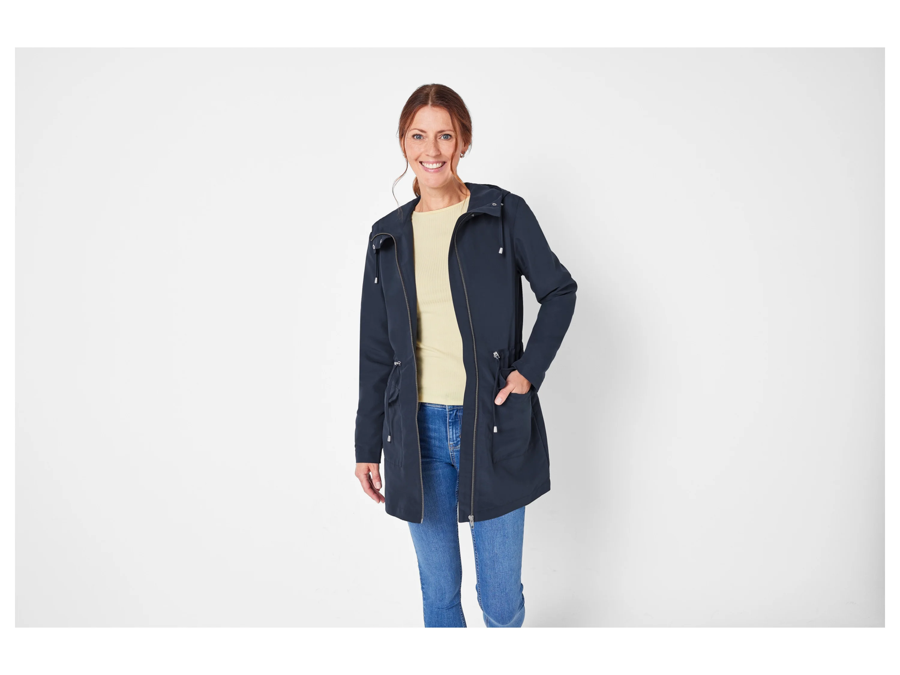 ESMARA® Damen Parka (Navy, 36) – Bild 2 von 4