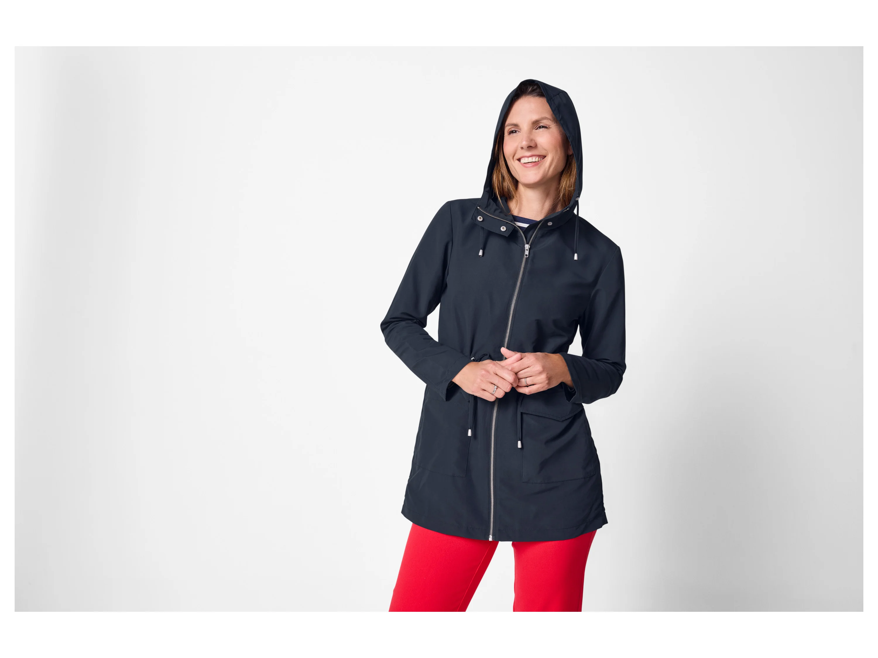 ESMARA® Damen Parka (Navy, 42) – Bild 2 von 4