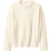 ESMARA® Damen Plüschpullover (Beige, M(40/42))