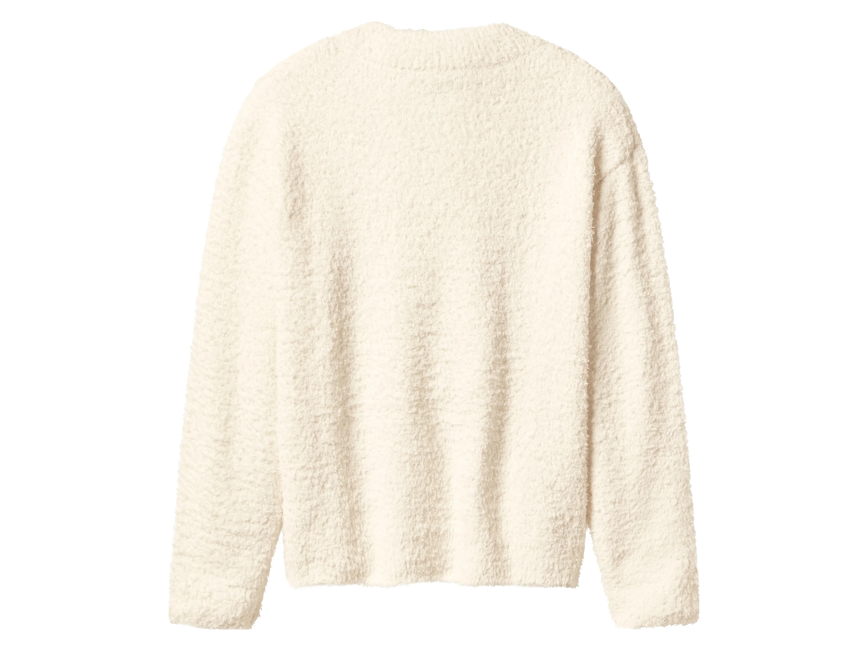 ESMARA® Damen Plüschpullover (Beige, M(40/42)) – Bild 3 von 4