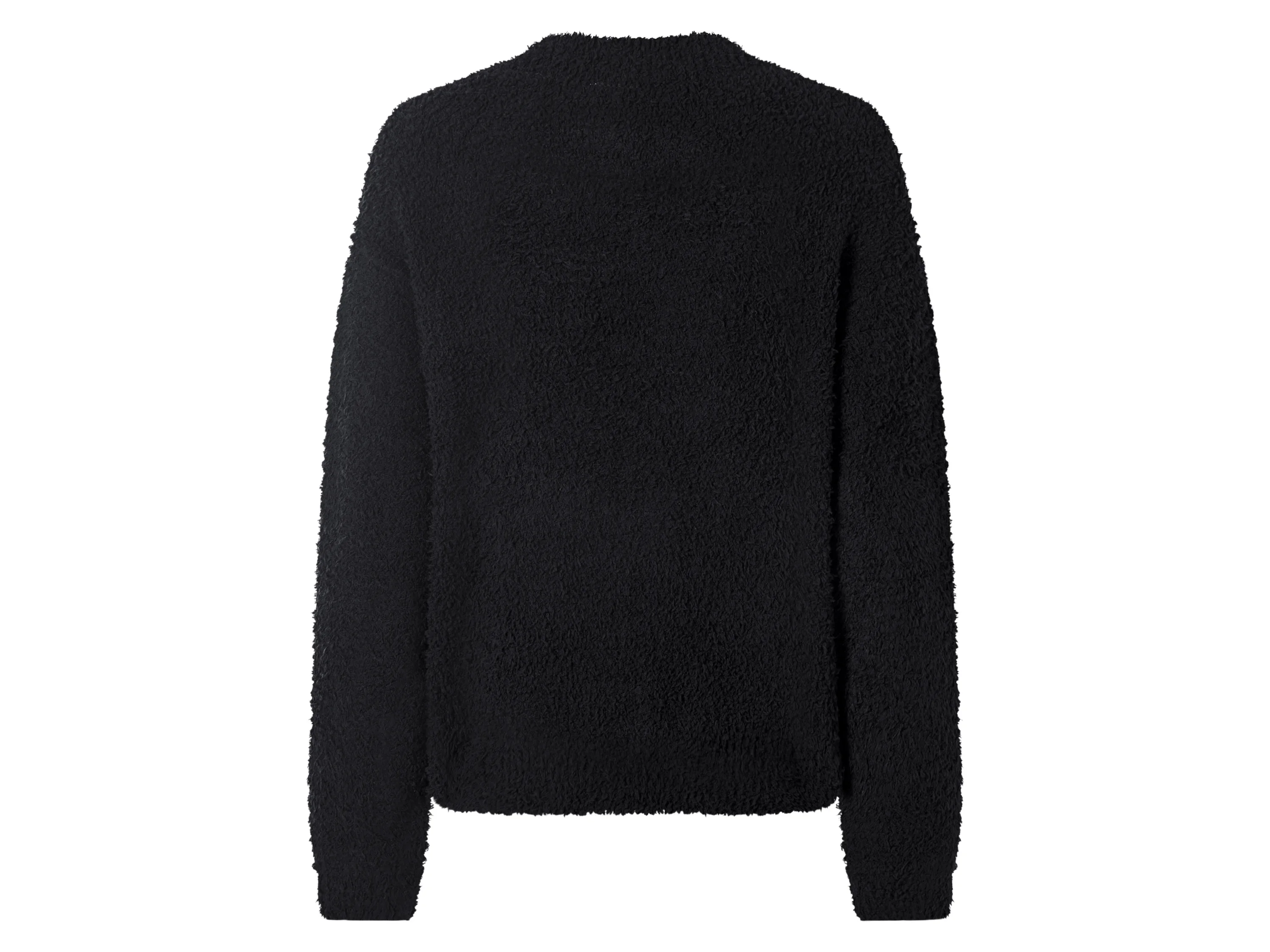 ESMARA® Damen Plüschpullover (Schwarz, M(40/42)) – Bild 3 von 3