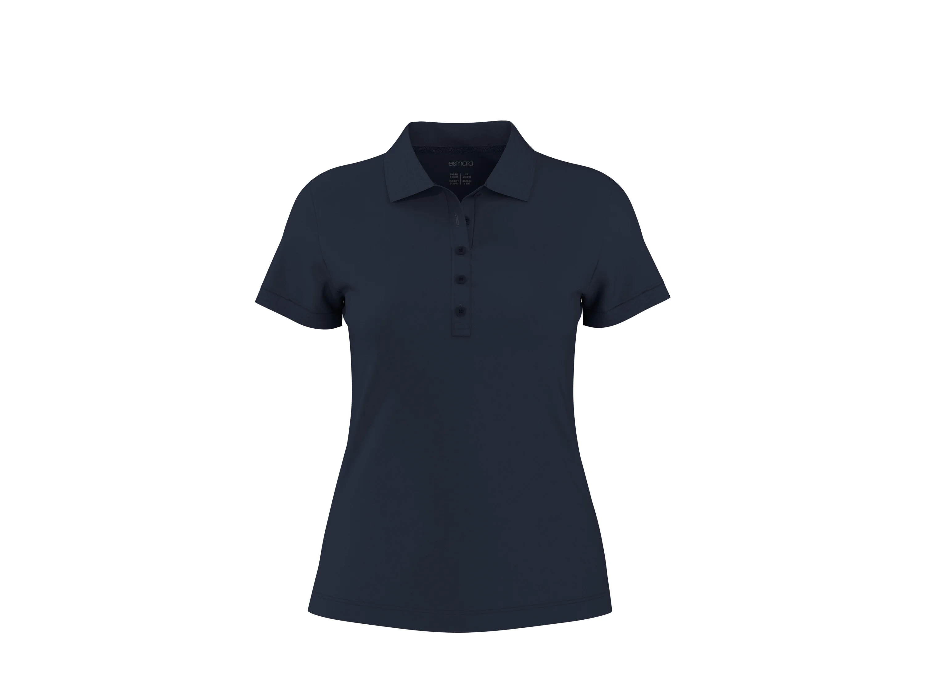 ESMARA® Damen Poloshirt (Navy, L(44/46)) – Bild 3 von 4