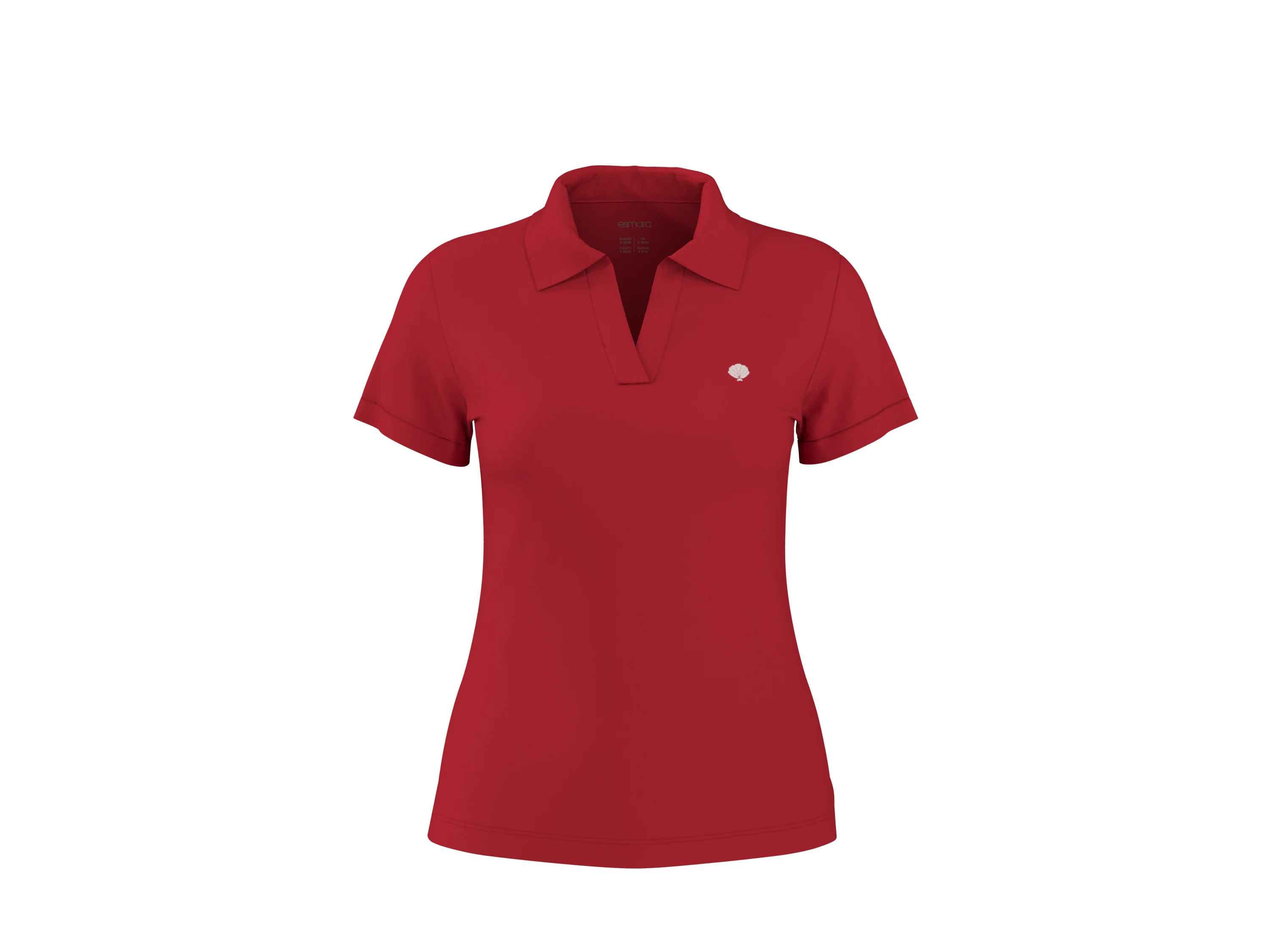ESMARA® Damen Poloshirt (Rot, M(40/42)) – Bild 3 von 4