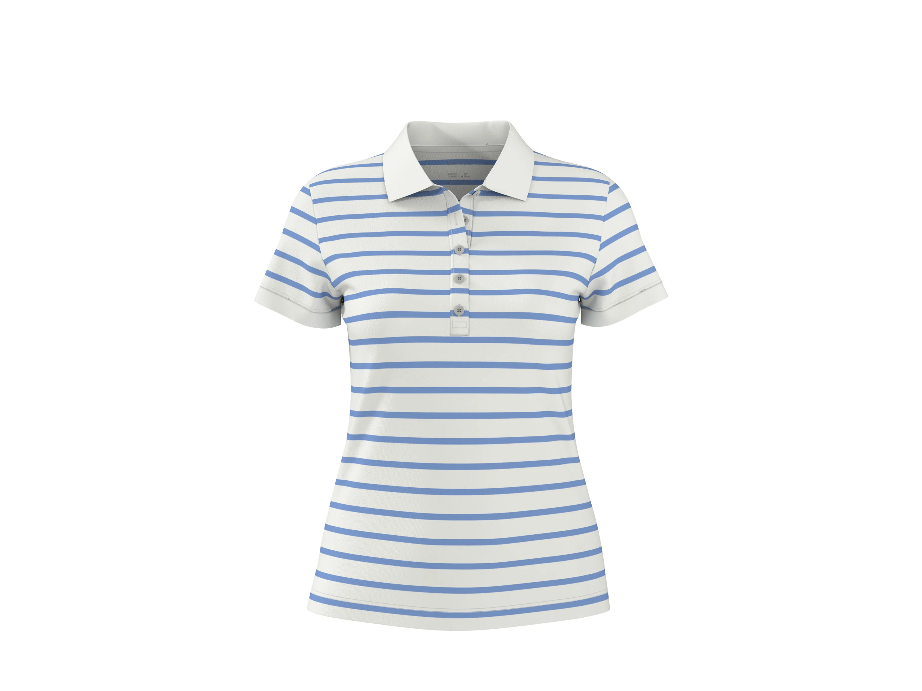 ESMARA® Damen Poloshirt (Weiß, XL(48/50)) – Bild 3 von 4
