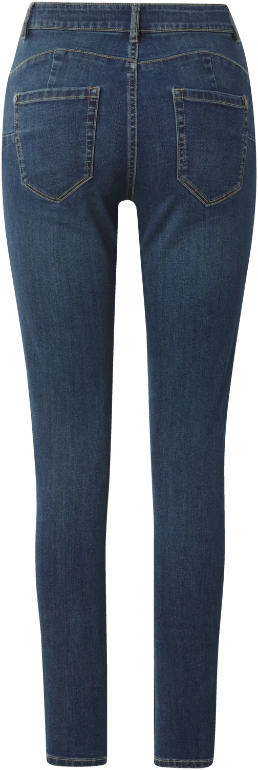 ESMARA® Damen Premium-Jeans, Skinny Fit, normale Leibhöhe (Blau, 36) – Bild 3 von 3