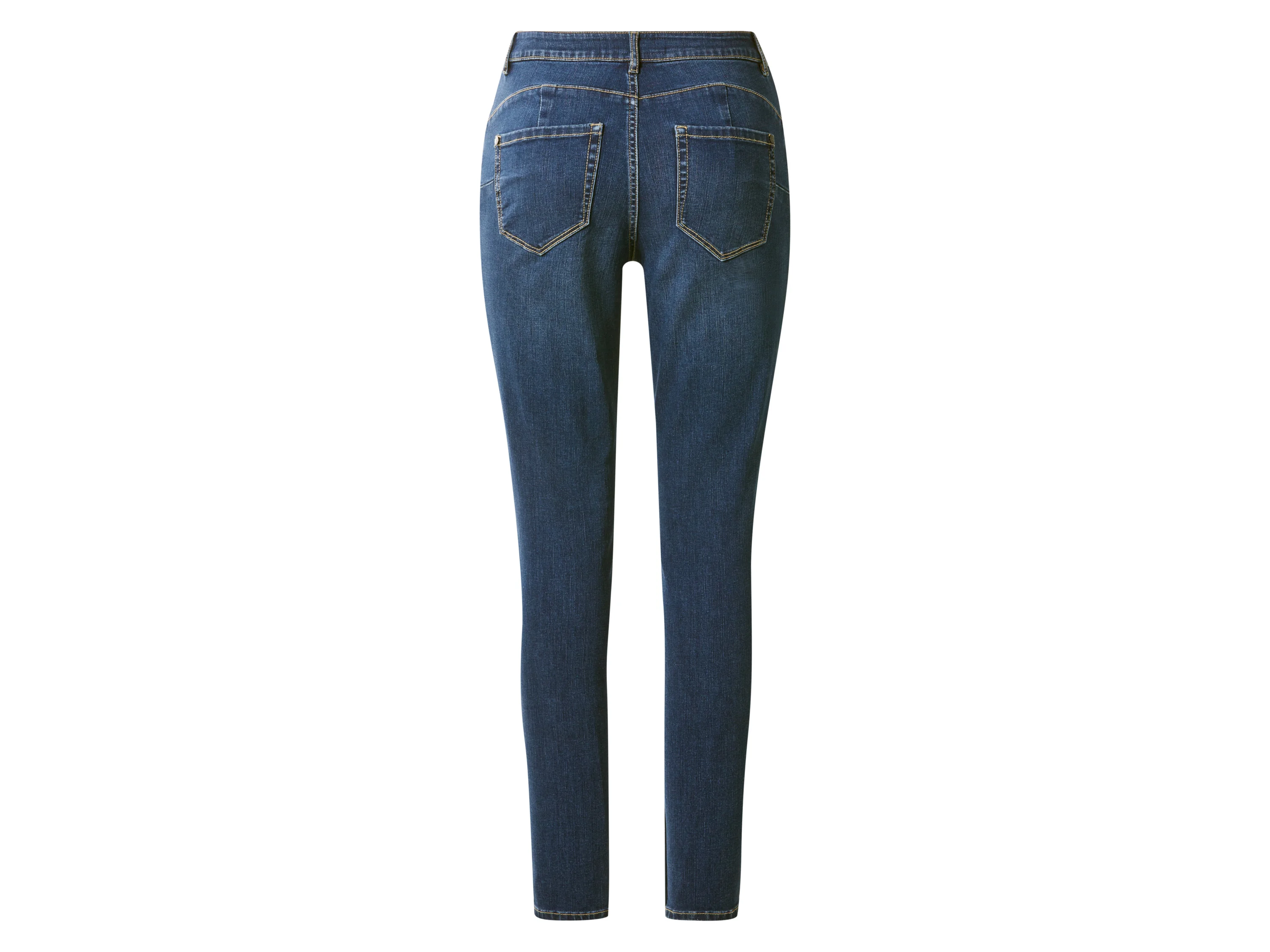 ESMARA® Damen Premium Po-Push-up-Jeans, Skinny Fit, normale Leibhöhe (Blau, 44) – Bild 2 von 3