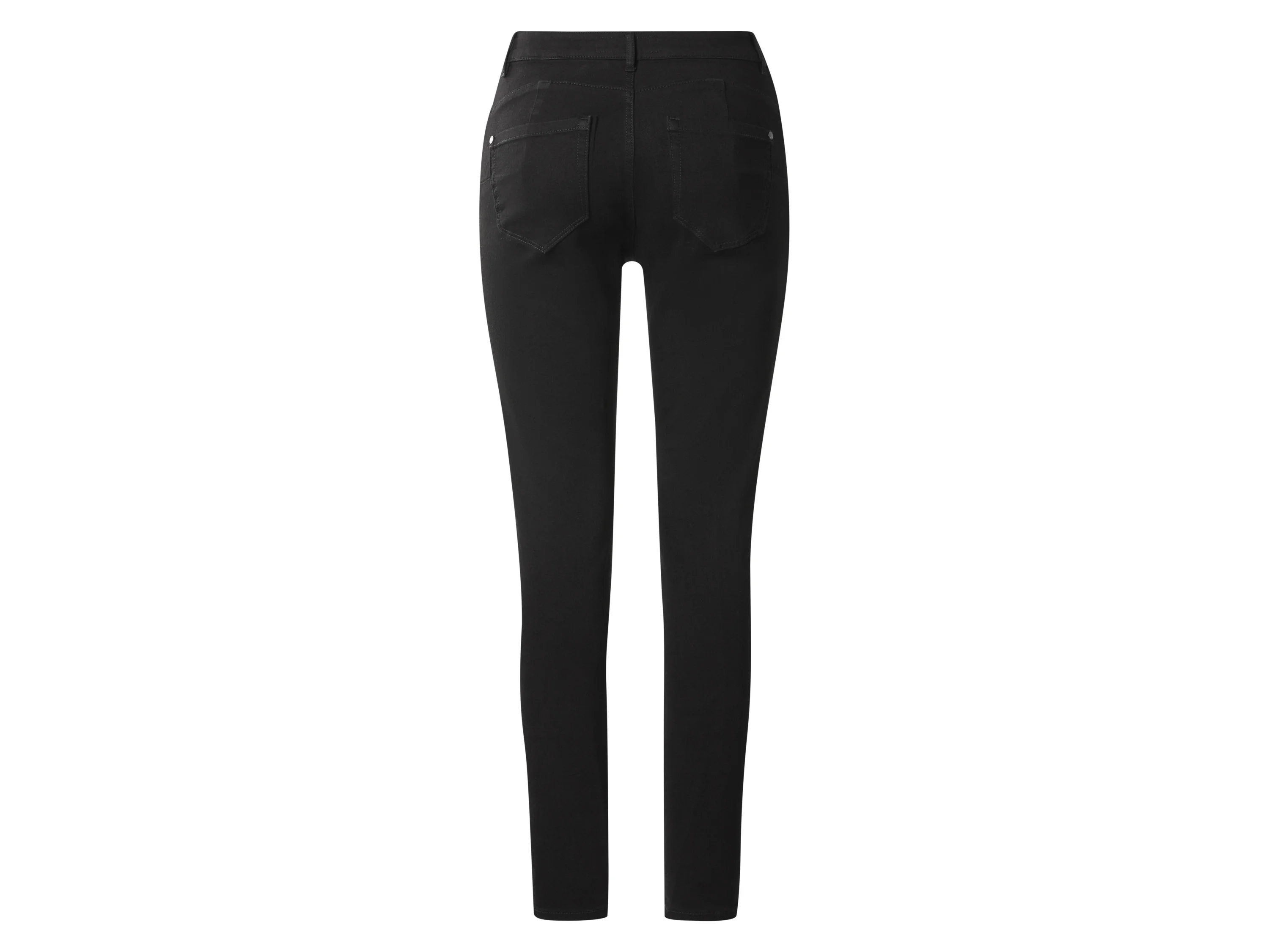 ESMARA® Damen Premium Po-Push-up-Jeans, Skinny Fit, normale Leibhöhe (Schwarz, 36) – Bild 2 von 3