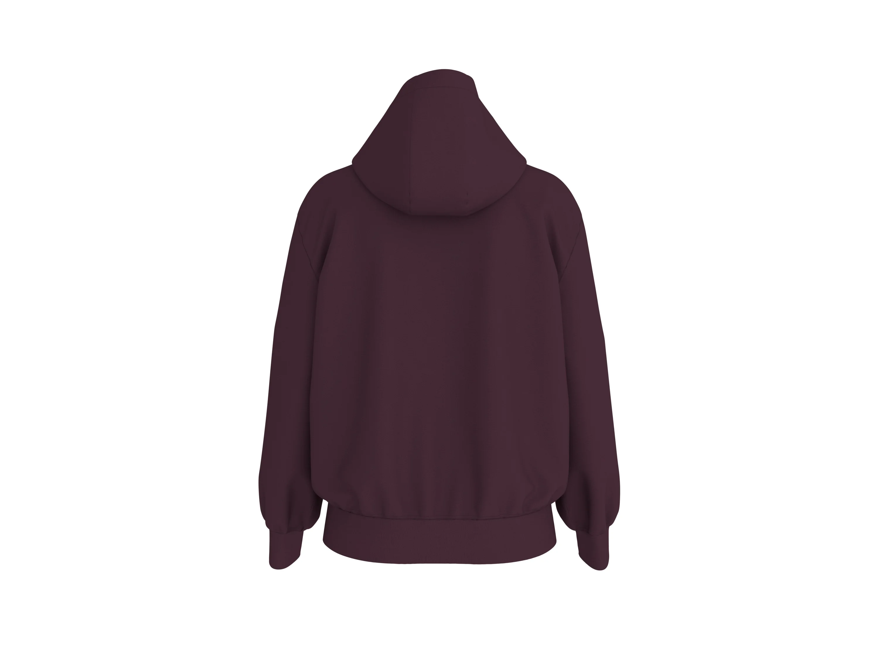 ESMARA® Damen Premium-Sweatpullover (Burgunder, L (44/46)) – Bild 4 von 4