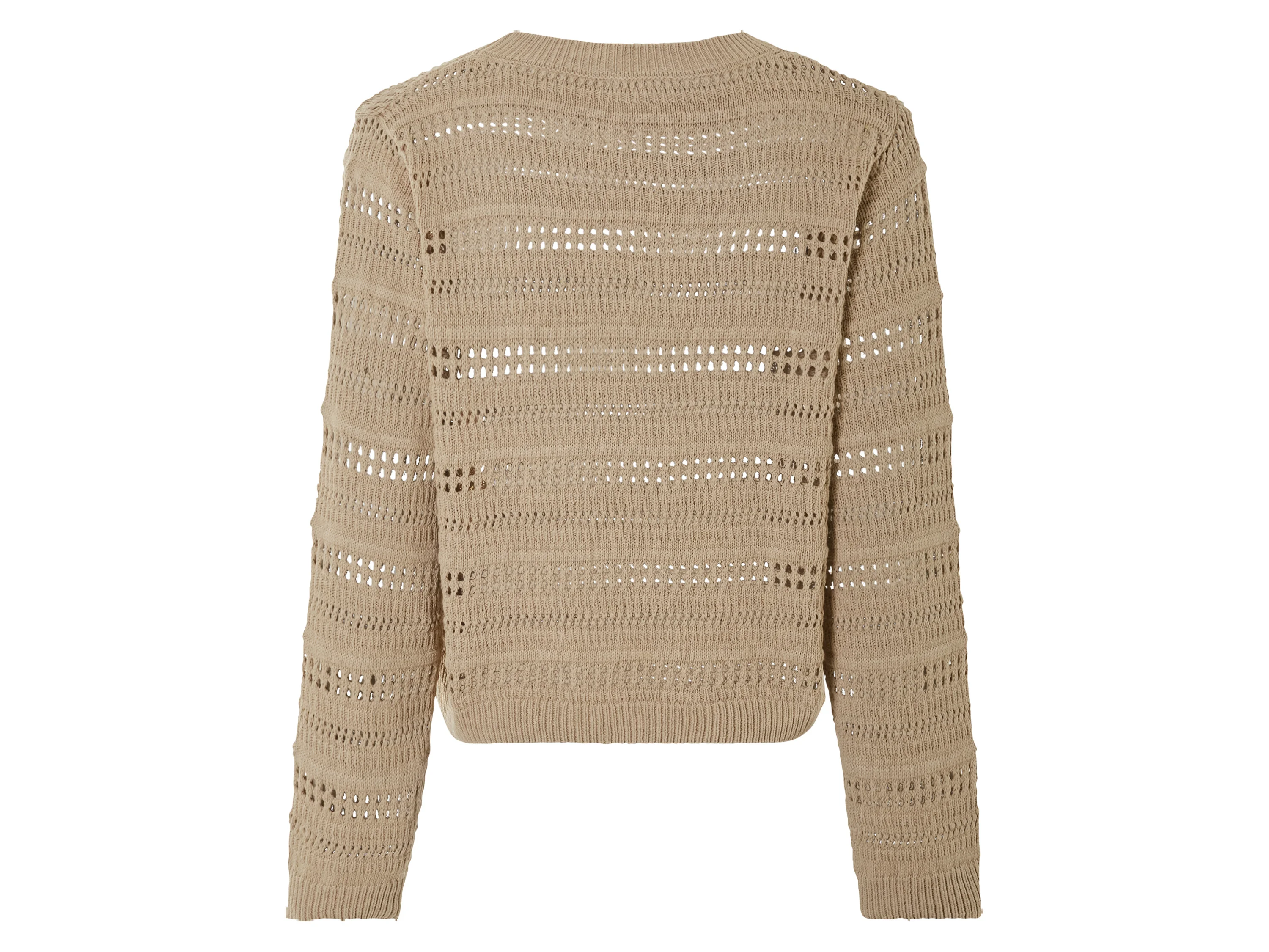 ESMARA® Damen Pullover (Beige, XS(32/34)) – Bild 3 von 3