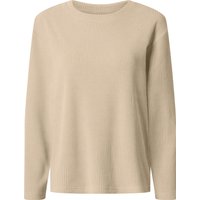 ESMARA® Damen Pullover Cord Loungewear (Beige, M (40/42))