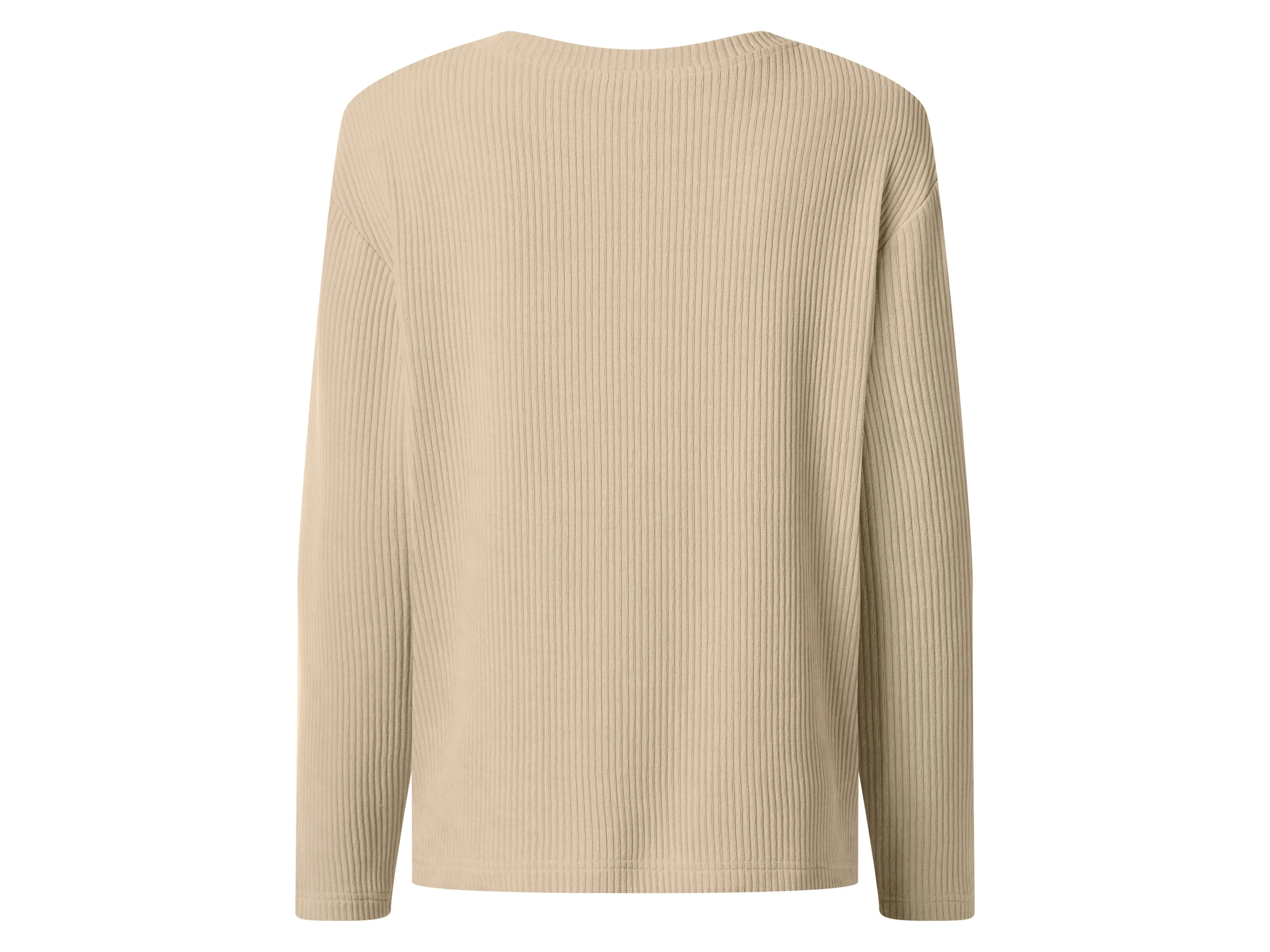 ESMARA® Damen Pullover Cord Loungewear (Beige, M (40/42)) – Bild 3 von 3