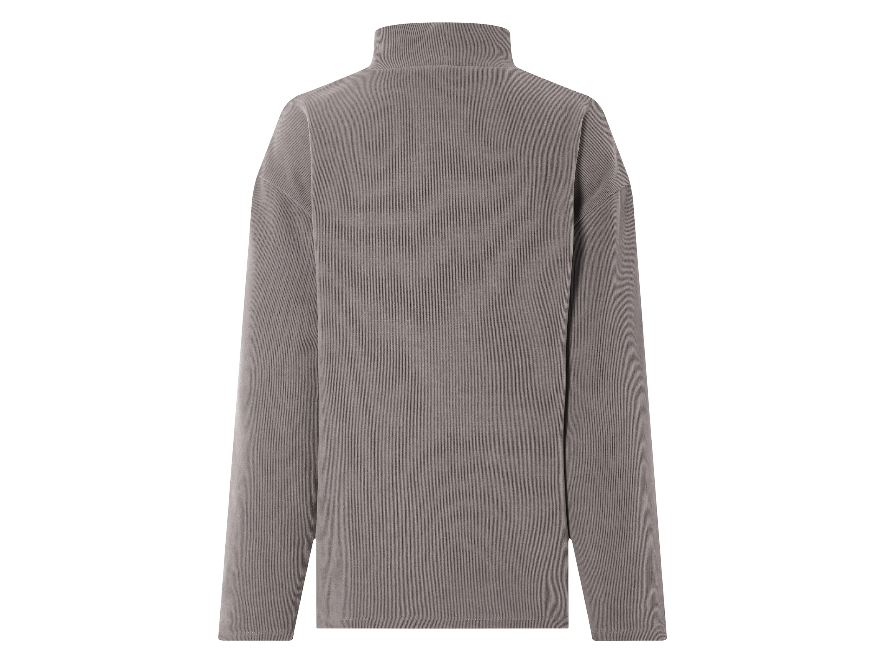 ESMARA® Damen Pullover Cord Loungewear (Grau, L(44/46)) – Bild 3 von 4