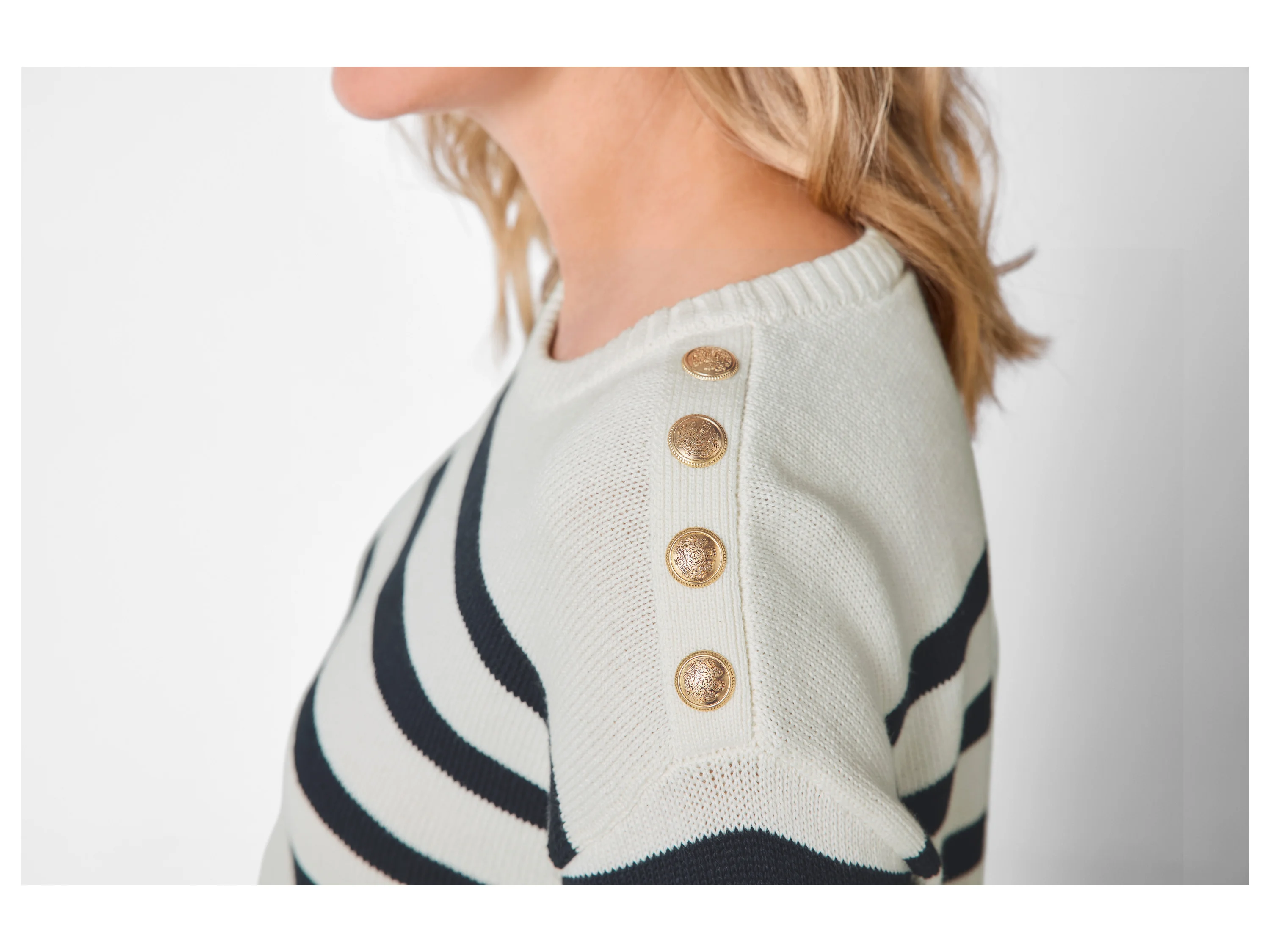 ESMARA® Damen Pullover (Creme, XS(32/34)) – Bild 4 von 4