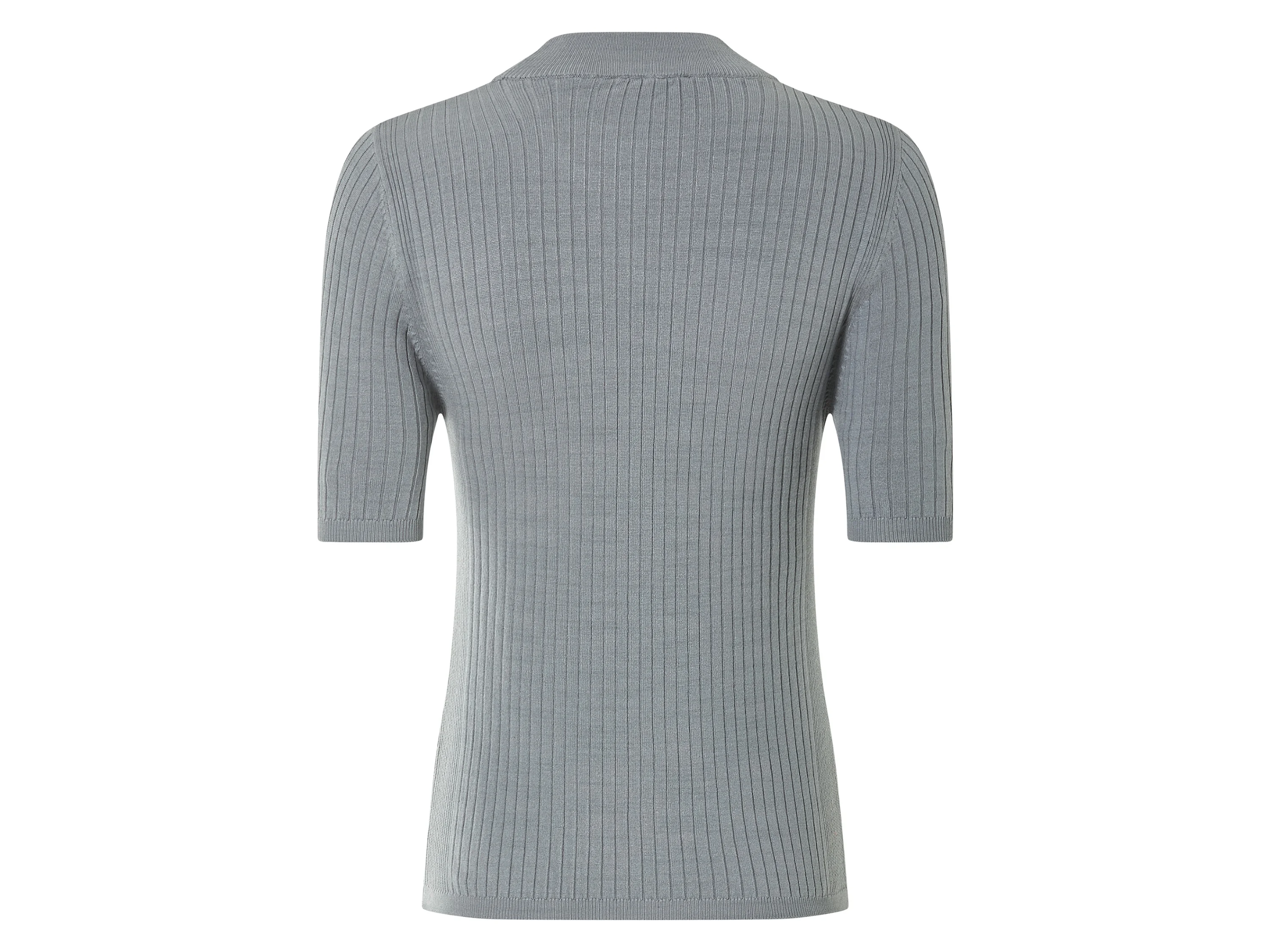 ESMARA® Damen Pullover Feinstrick halbarm (Grau, M(40/42)) – Bild 3 von 4