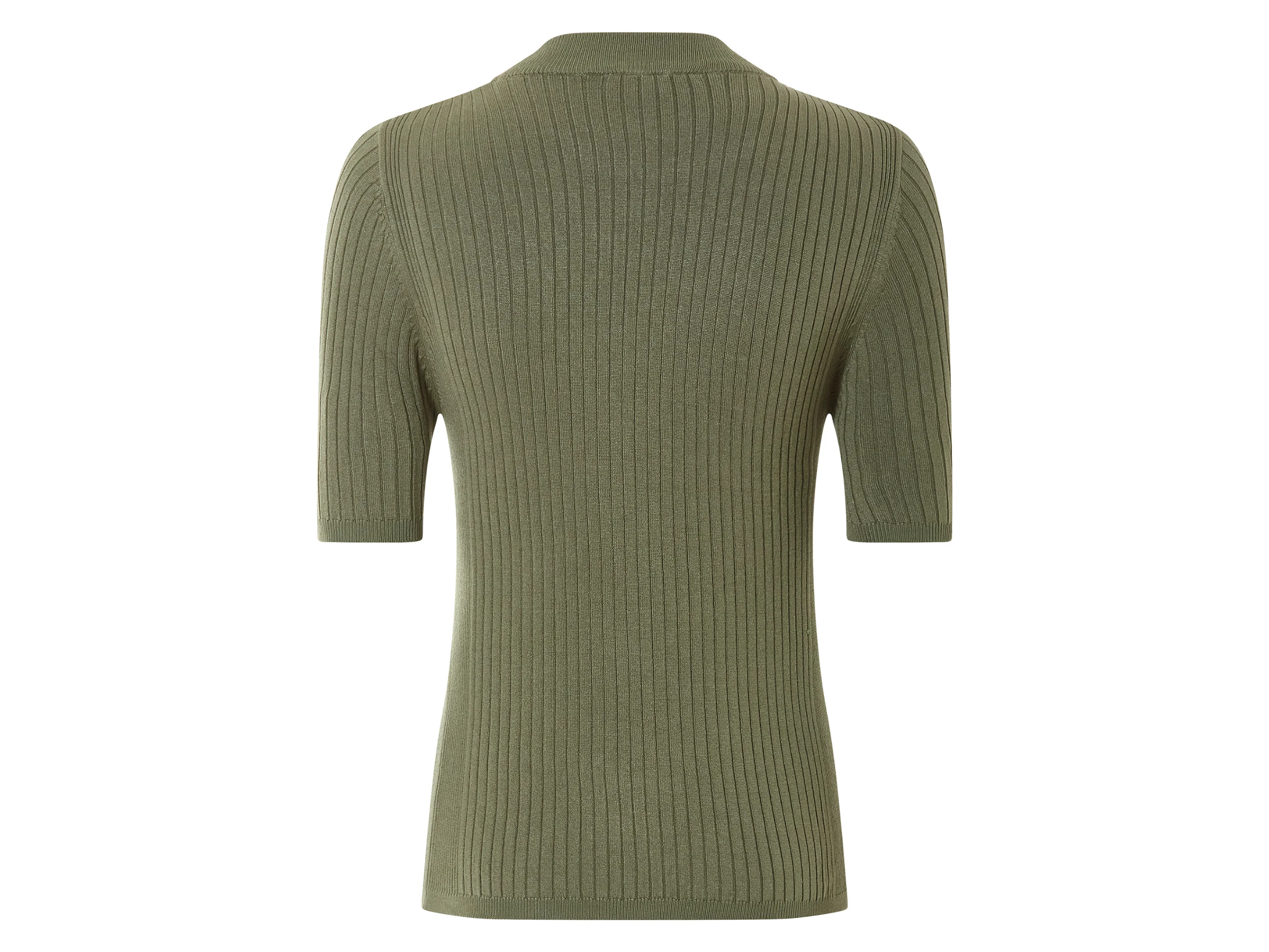 ESMARA® Damen Pullover Feinstrick halbarm (Olive, S(36/38)) – Bild 3 von 4