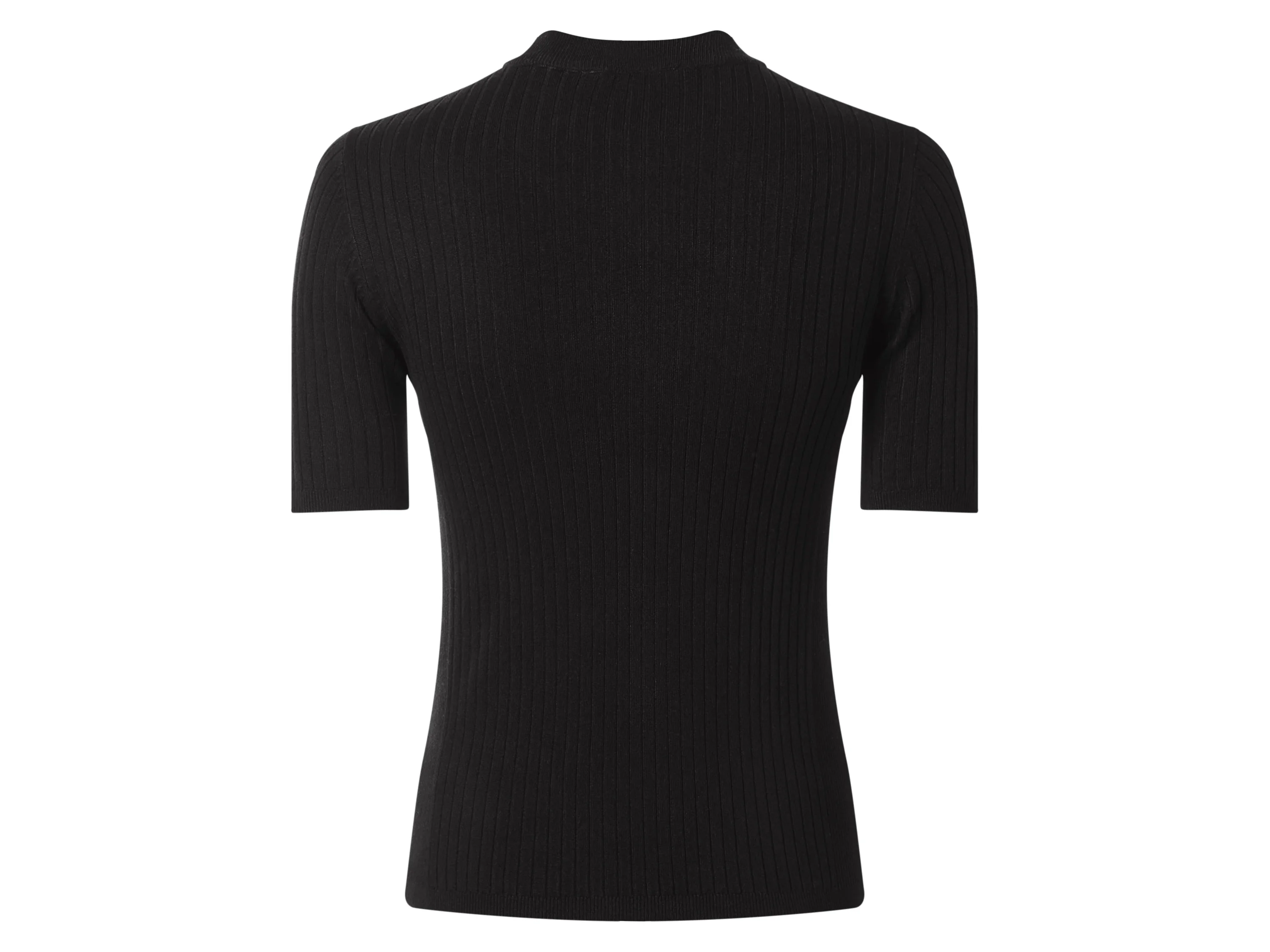 ESMARA® Damen Pullover Feinstrick halbarm (Schwarz, S(36/38)) – Bild 3 von 4